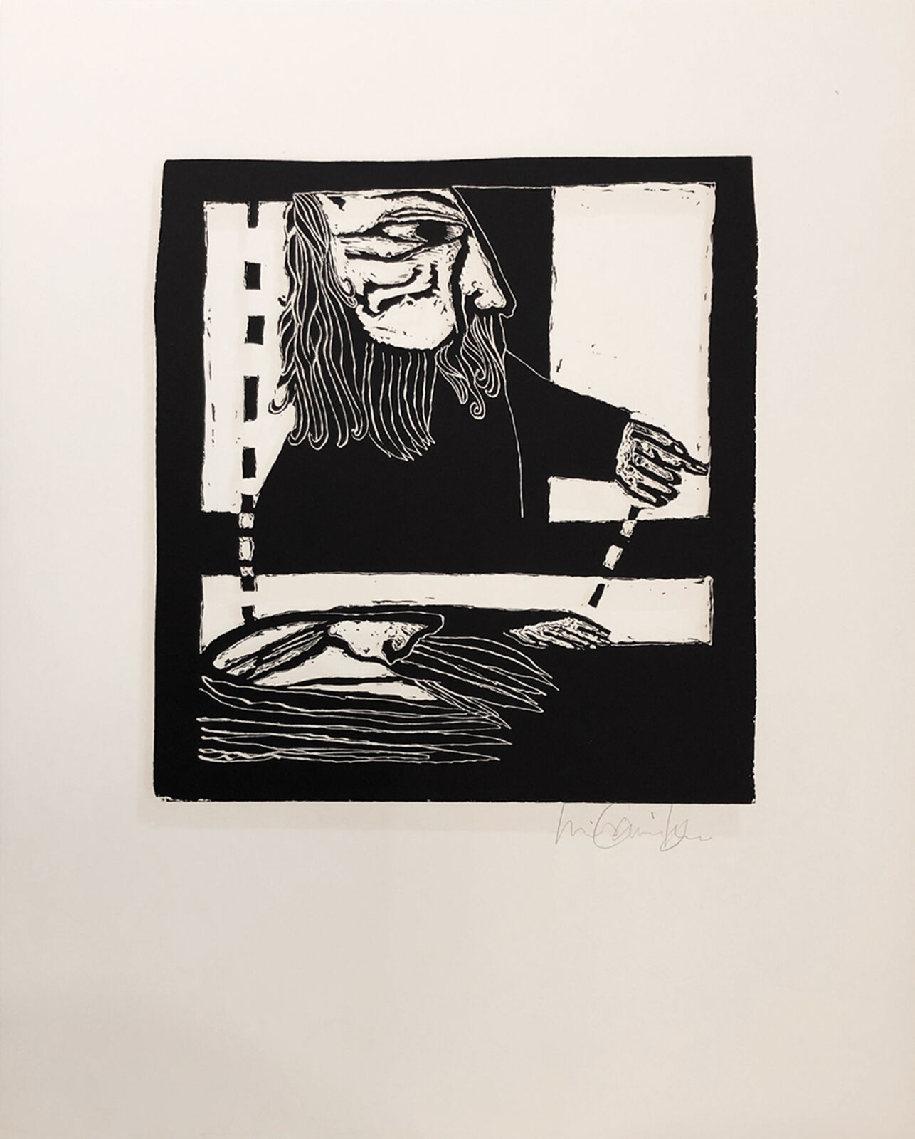 A series of black and white illustrations on a white background.