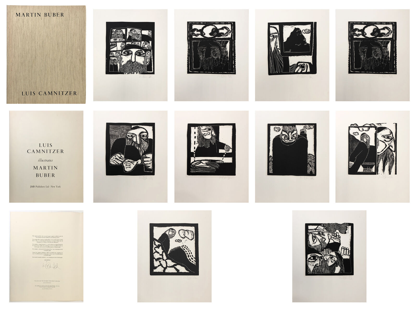 A series of black and white illustrations on a white background.