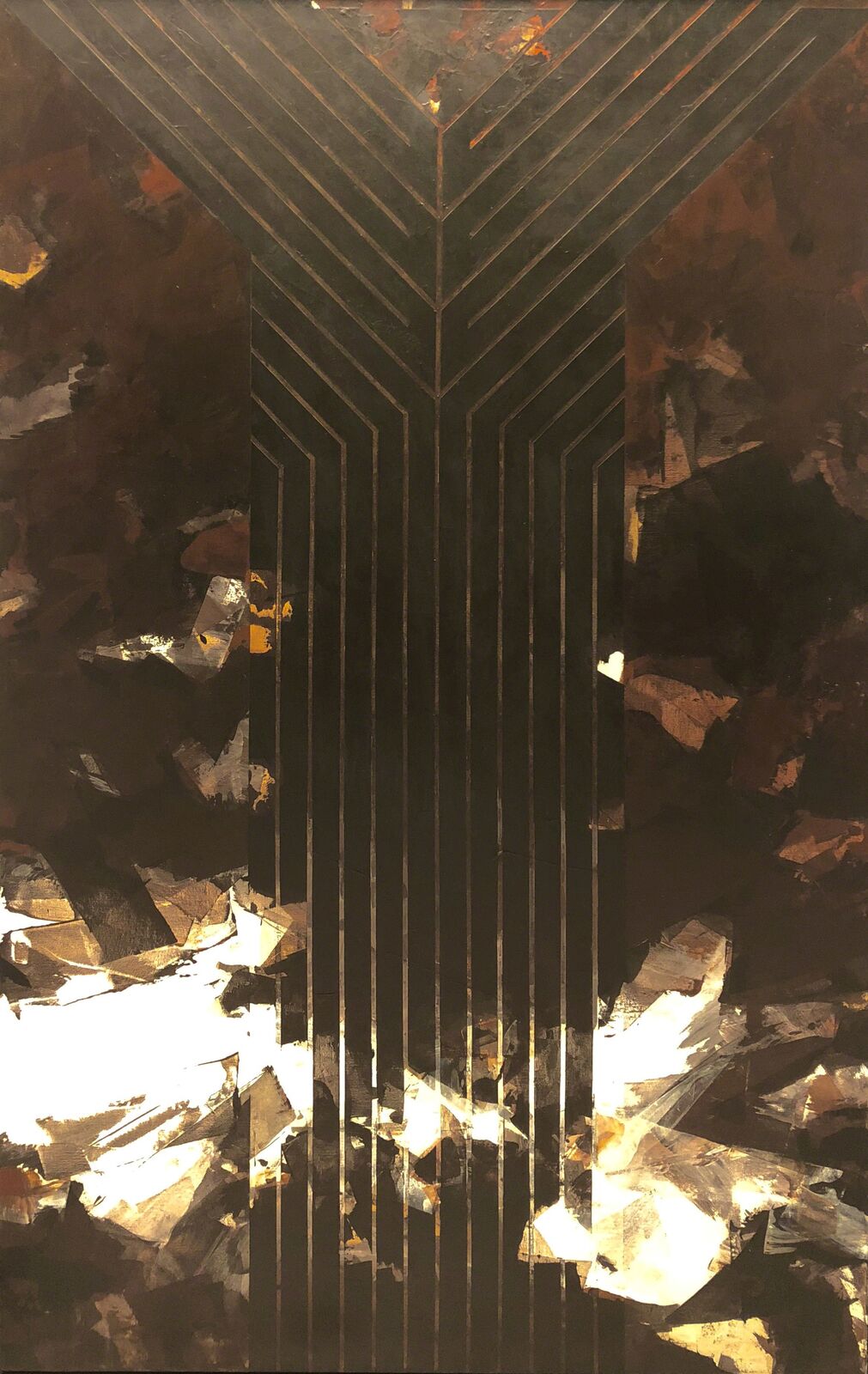 1445, New York by Luis Feito, 1987