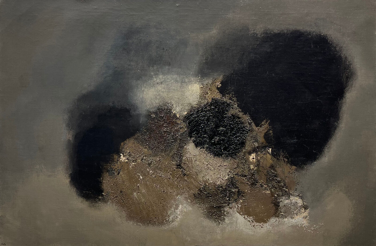 Artwork by Luis Feito, Untitled, Made of Oil on canvas 