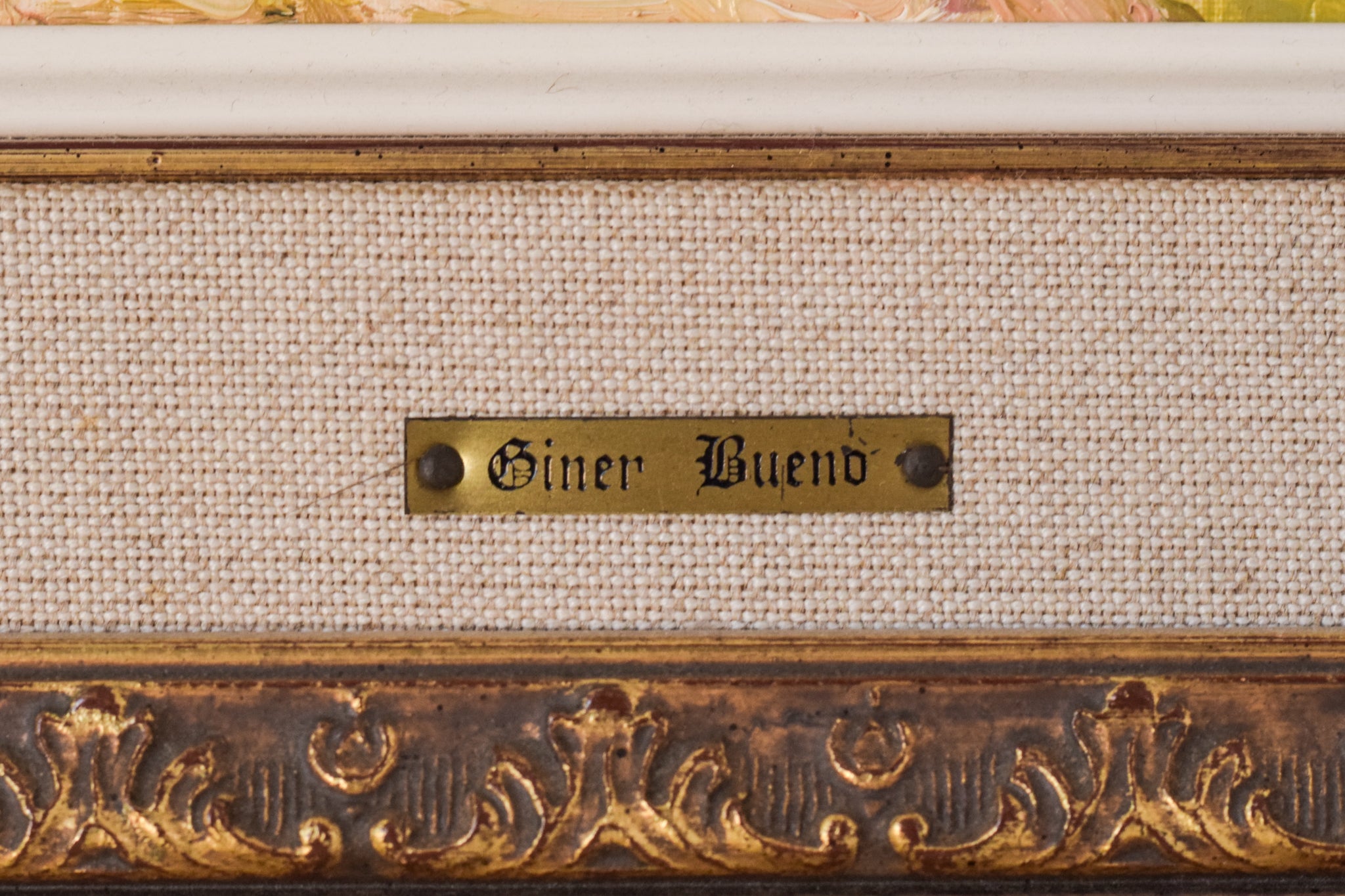 A painting of a group of people on a beach.