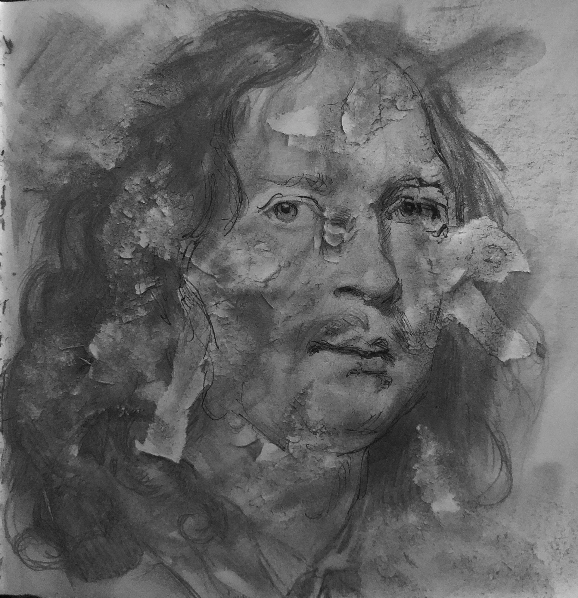 Head Study II (after William Dobson) by Lukas Leisinger, null