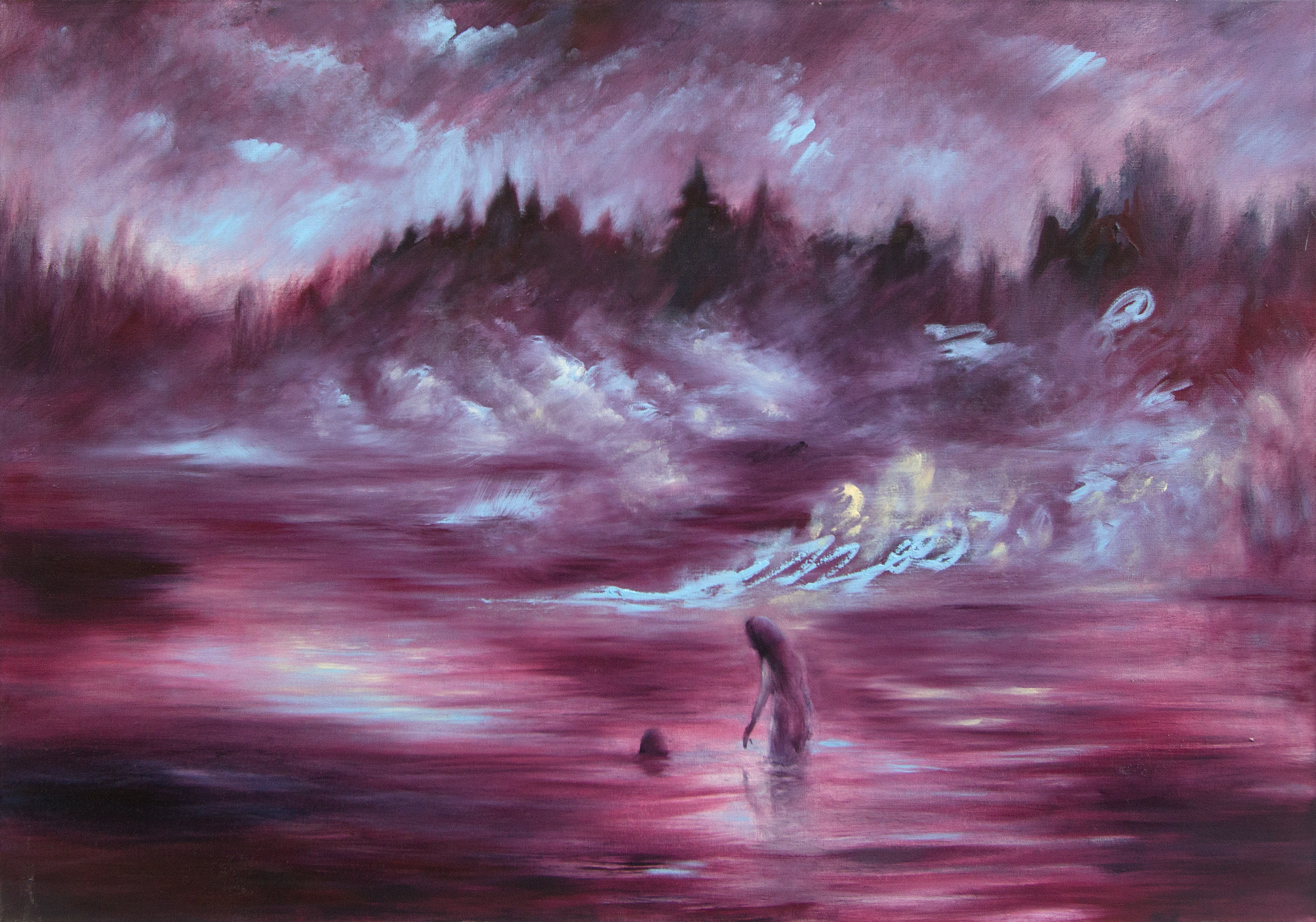 Artwork by Lukrezia Krämer, Madder Lake Deep, Made of Oil On Canvas 