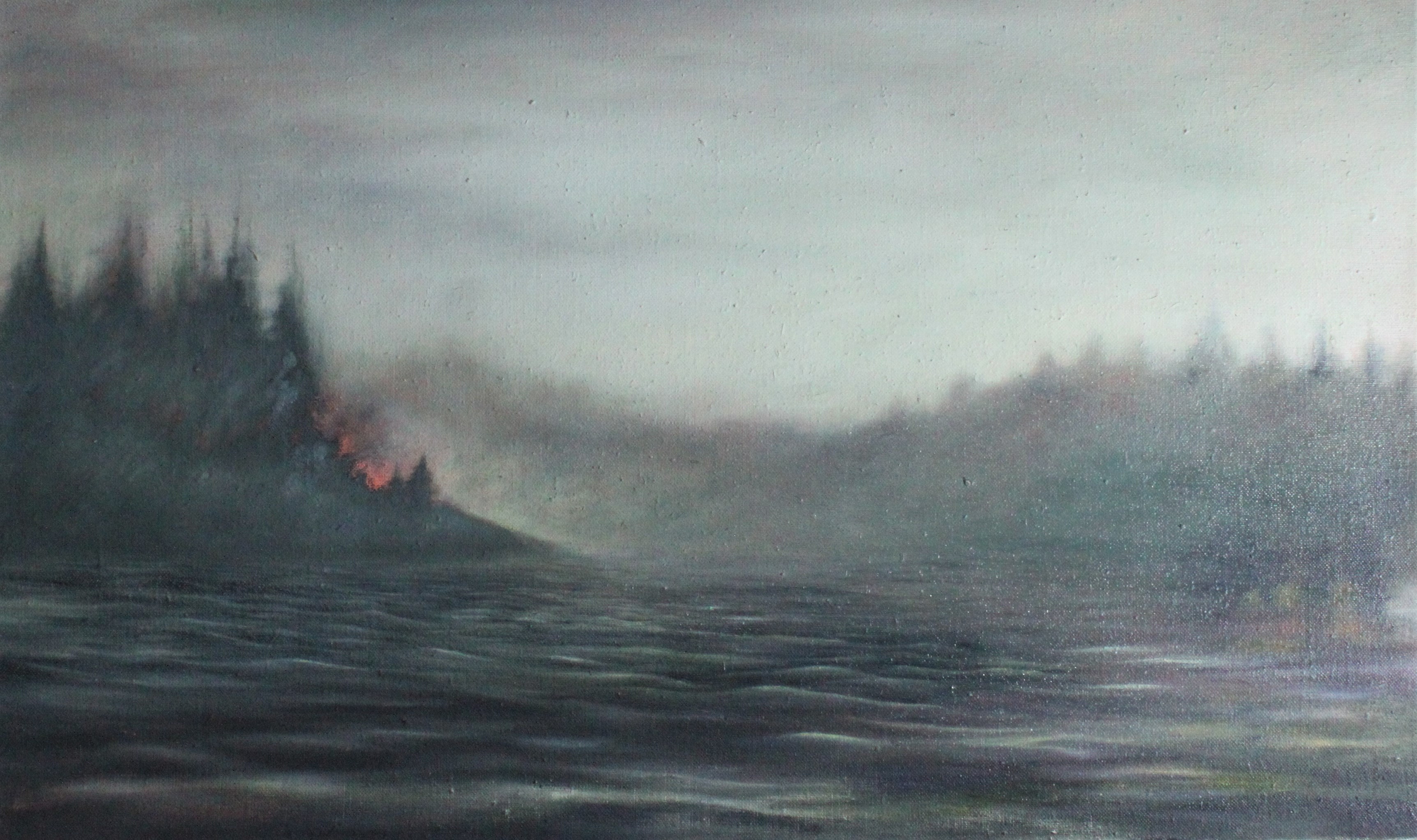 Artwork by Lukrezia Krämer, Rauch, Made of Oil On Canvas 