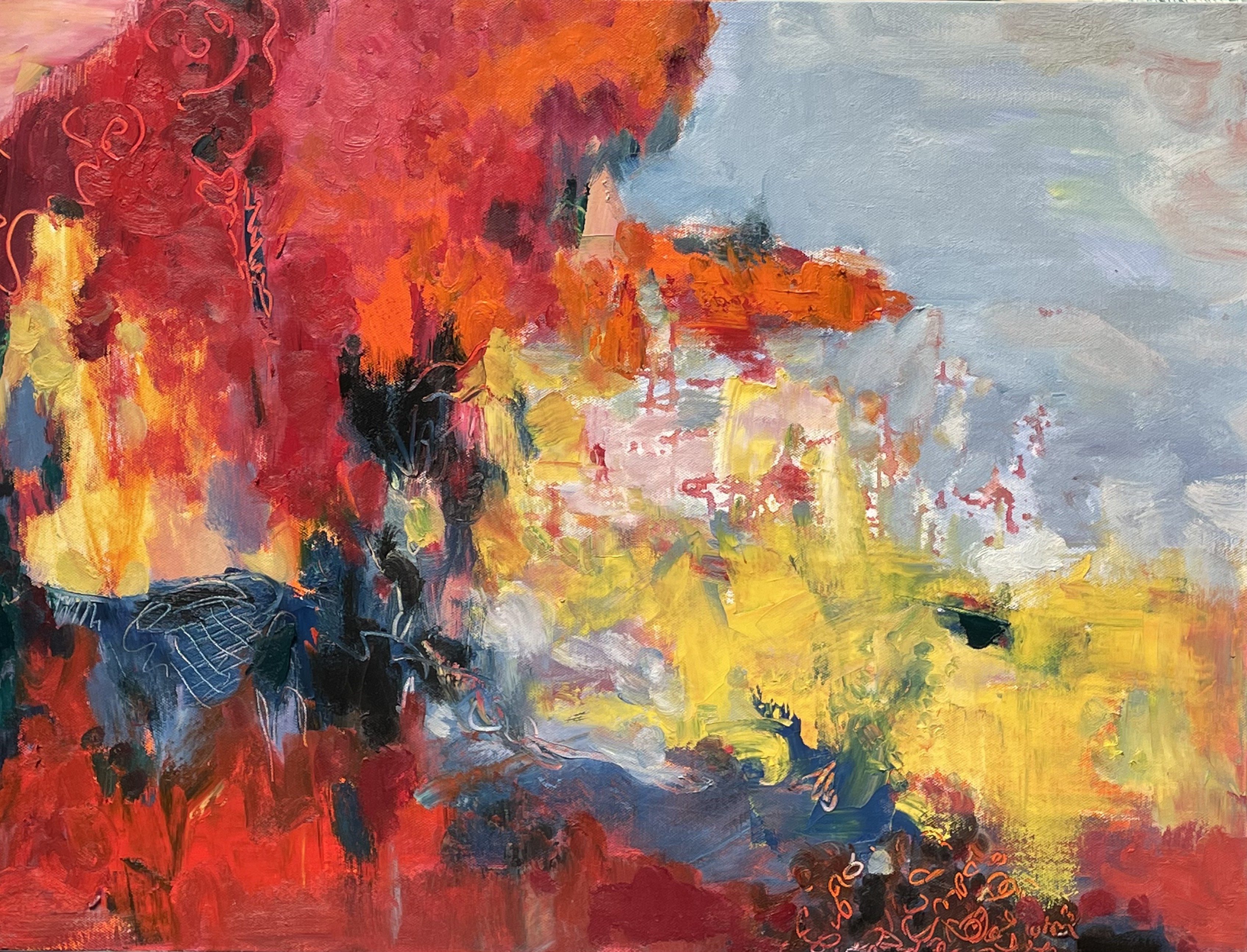 Series Red No.3 by Luo Yi, 2020