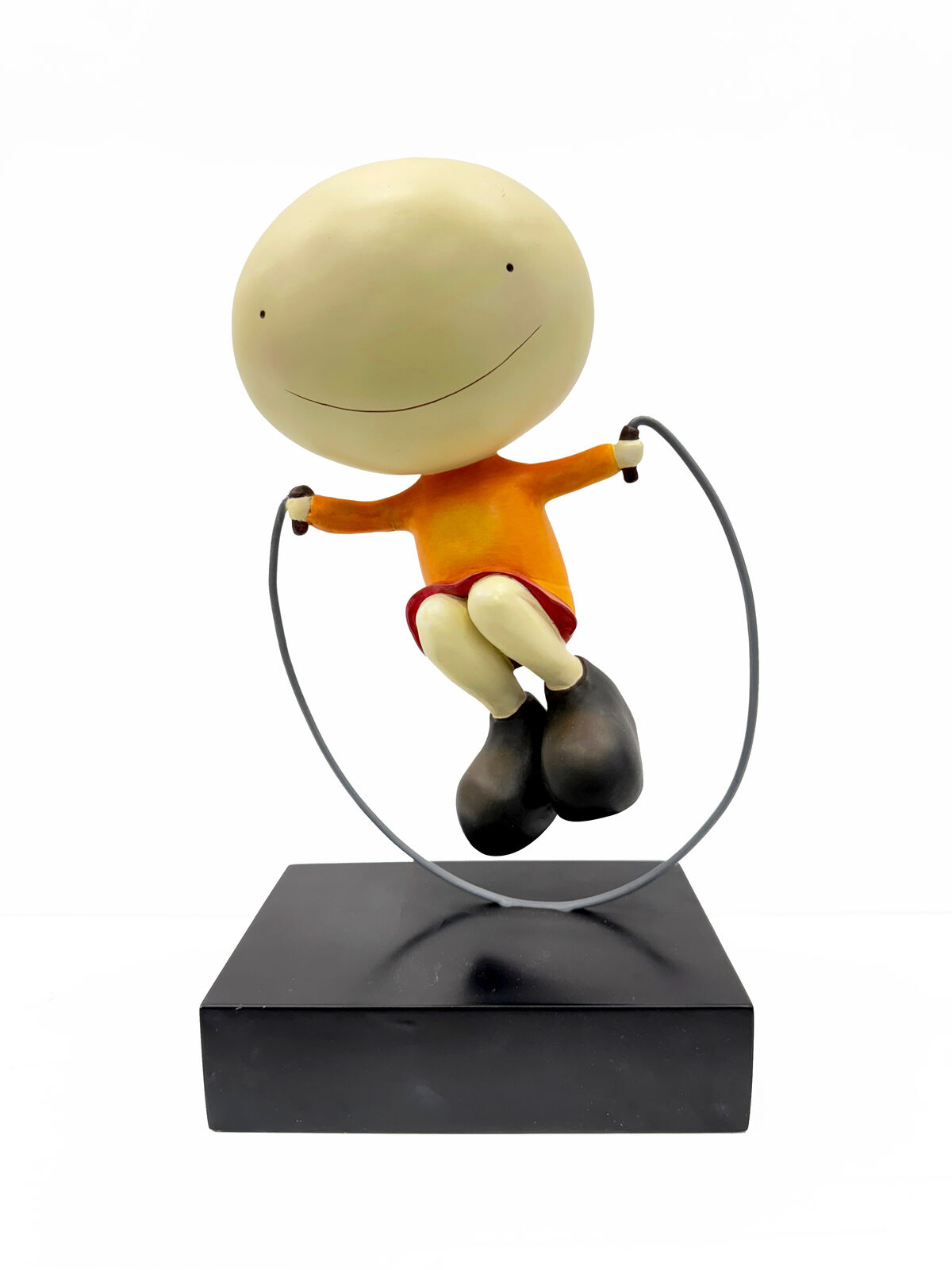 Artwork by Mackenzie Thorpe, Skipping (cast resin sculpture), Made of Resin 