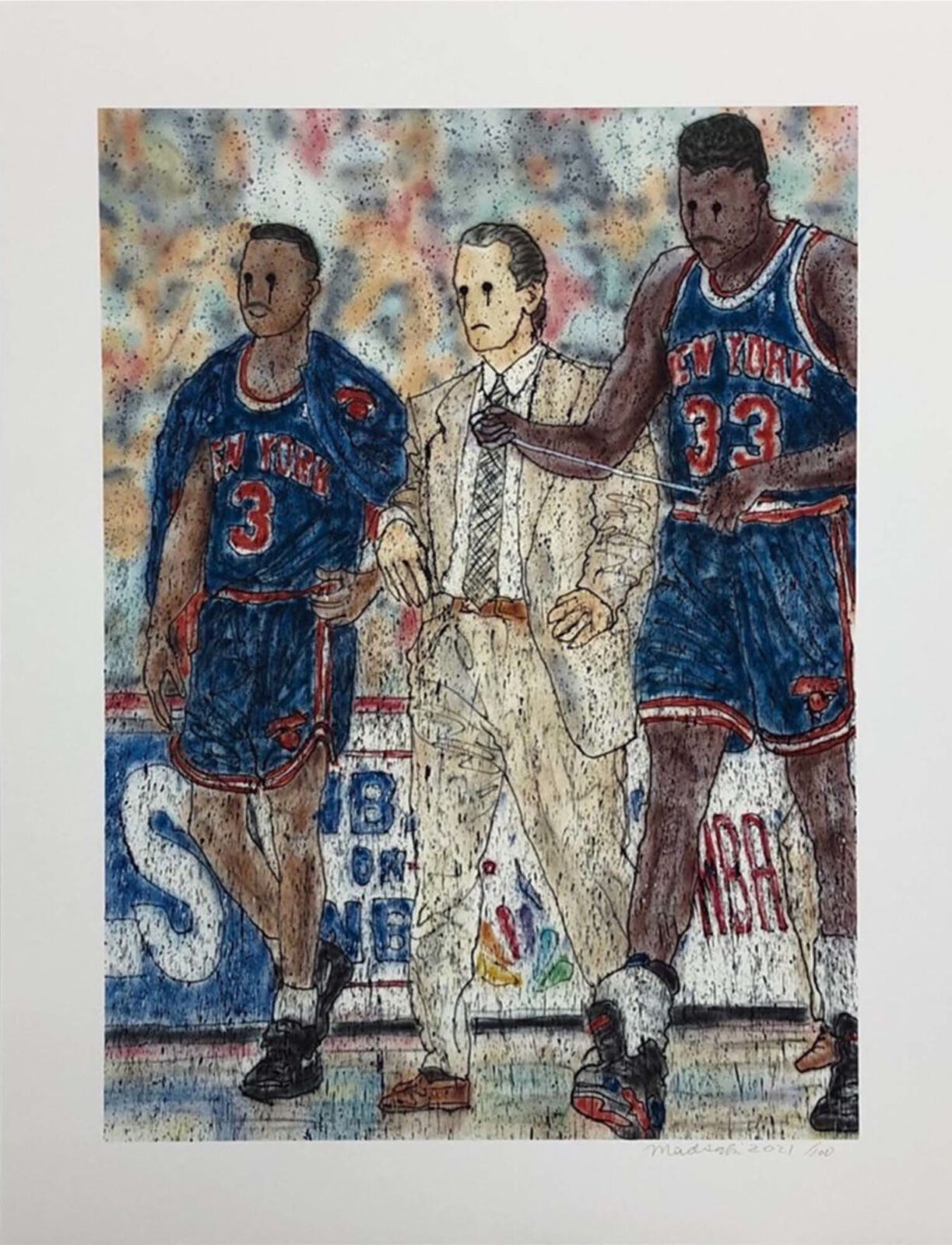 MADSAKI | Happiness Overdose (Azul Mariano) (2020) | MutualArt