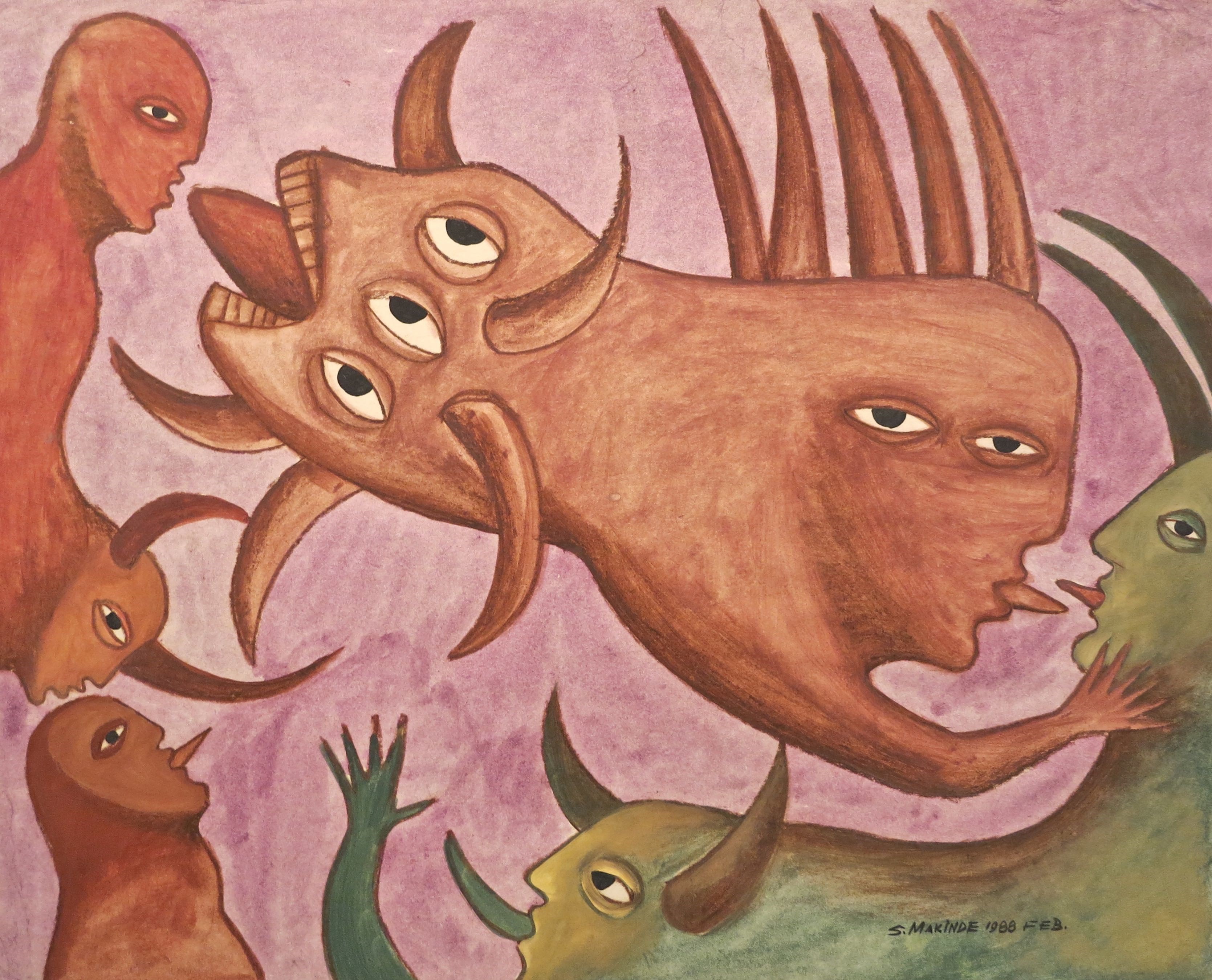 Creaturas III by Adubi Makinde, 1998