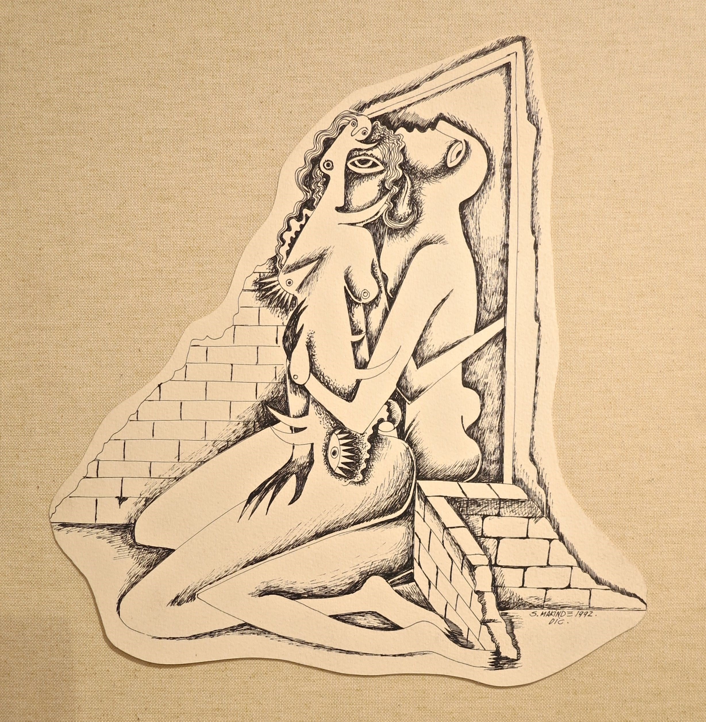 Desnudo by Adubi Makinde, 1992