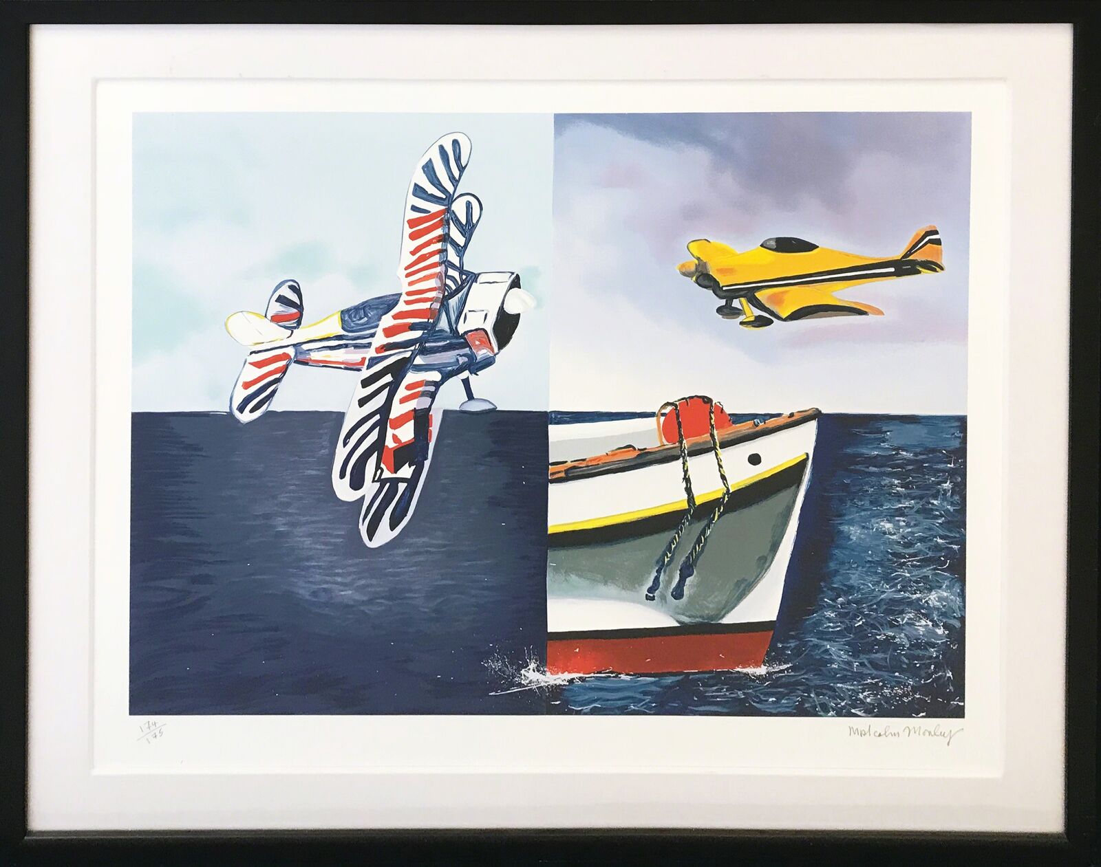 Artwork by Malcolm Morley, QUARTET, Made of Silkscreen On Arches Paper 