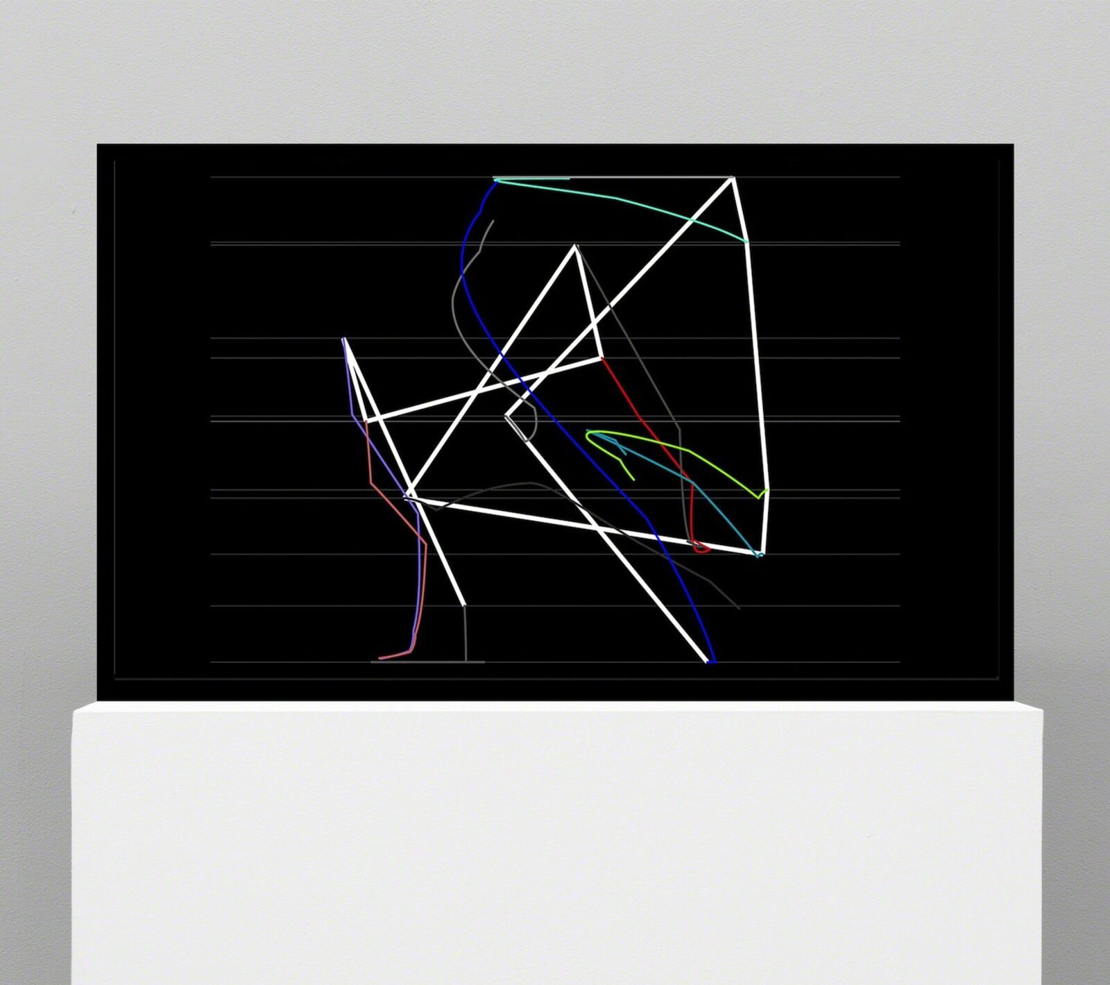 P-2210-D by Manfred Mohr, 2015-2016