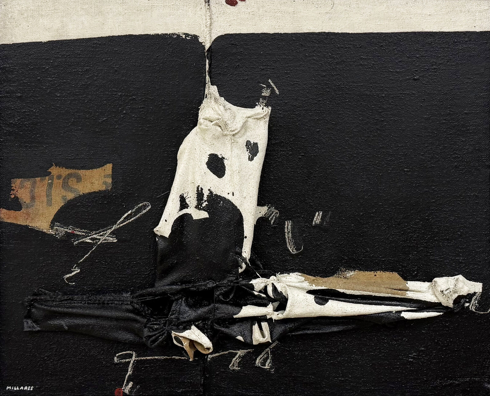 Humboldt eb el Orinoco (2) by Manolo Millares, 1968