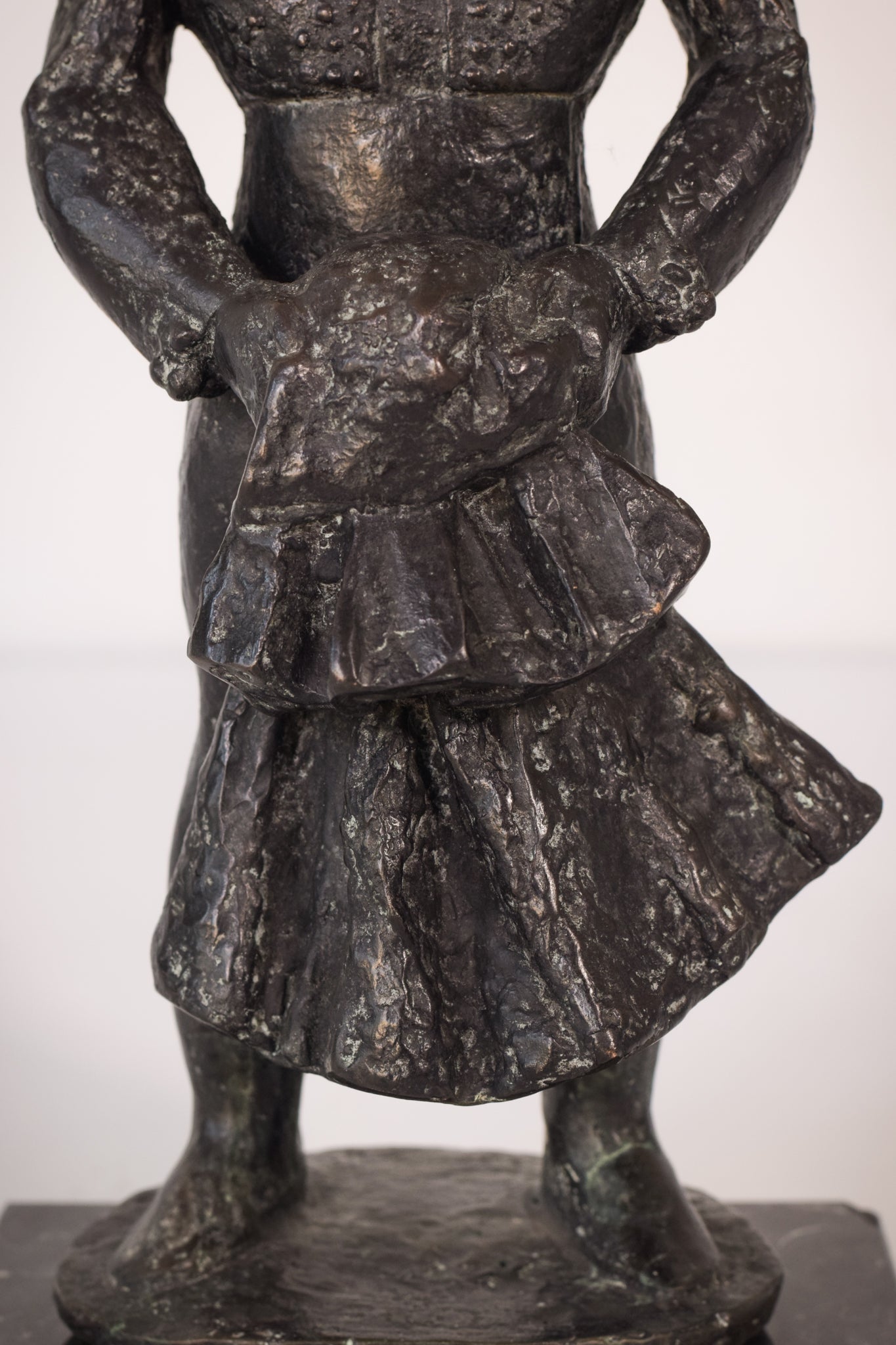 Artwork by Manolo Hugué, Bronze Bull Fighter, Made of Bronze 