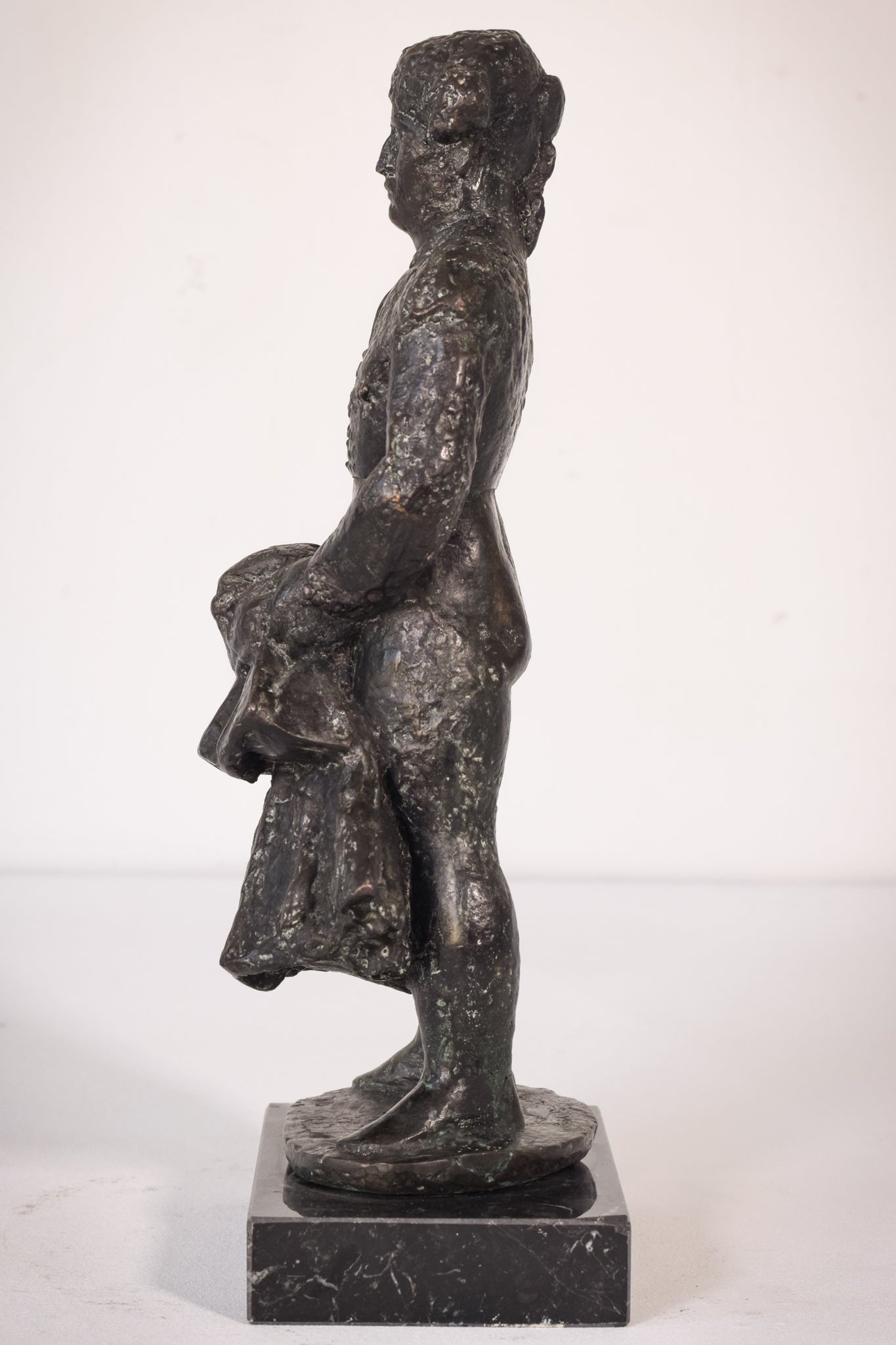 Artwork by Manolo Hugué, Bronze Bull Fighter, Made of Bronze 