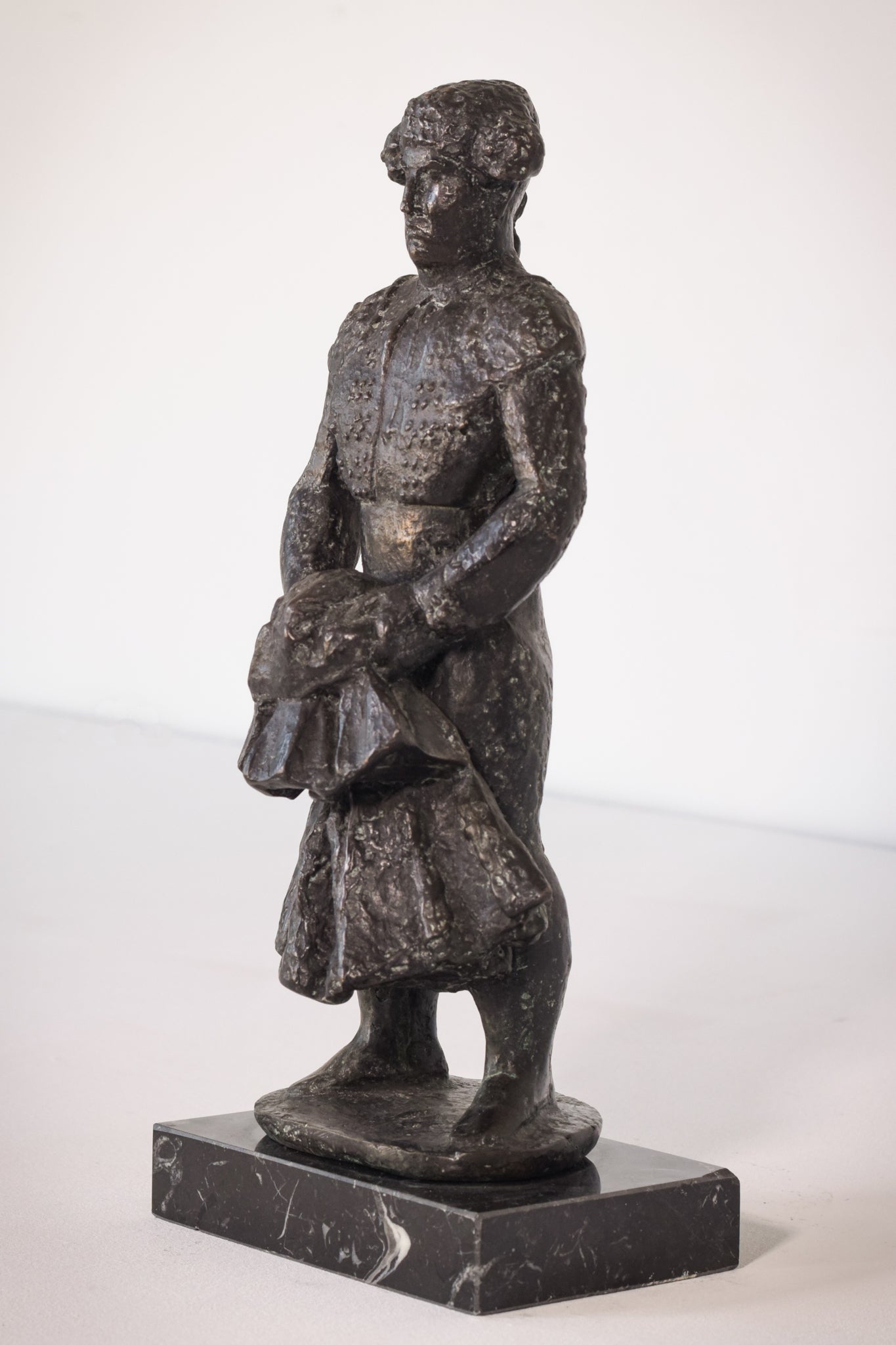 Artwork by Manolo Hugué, Bronze Bull Fighter, Made of Bronze 