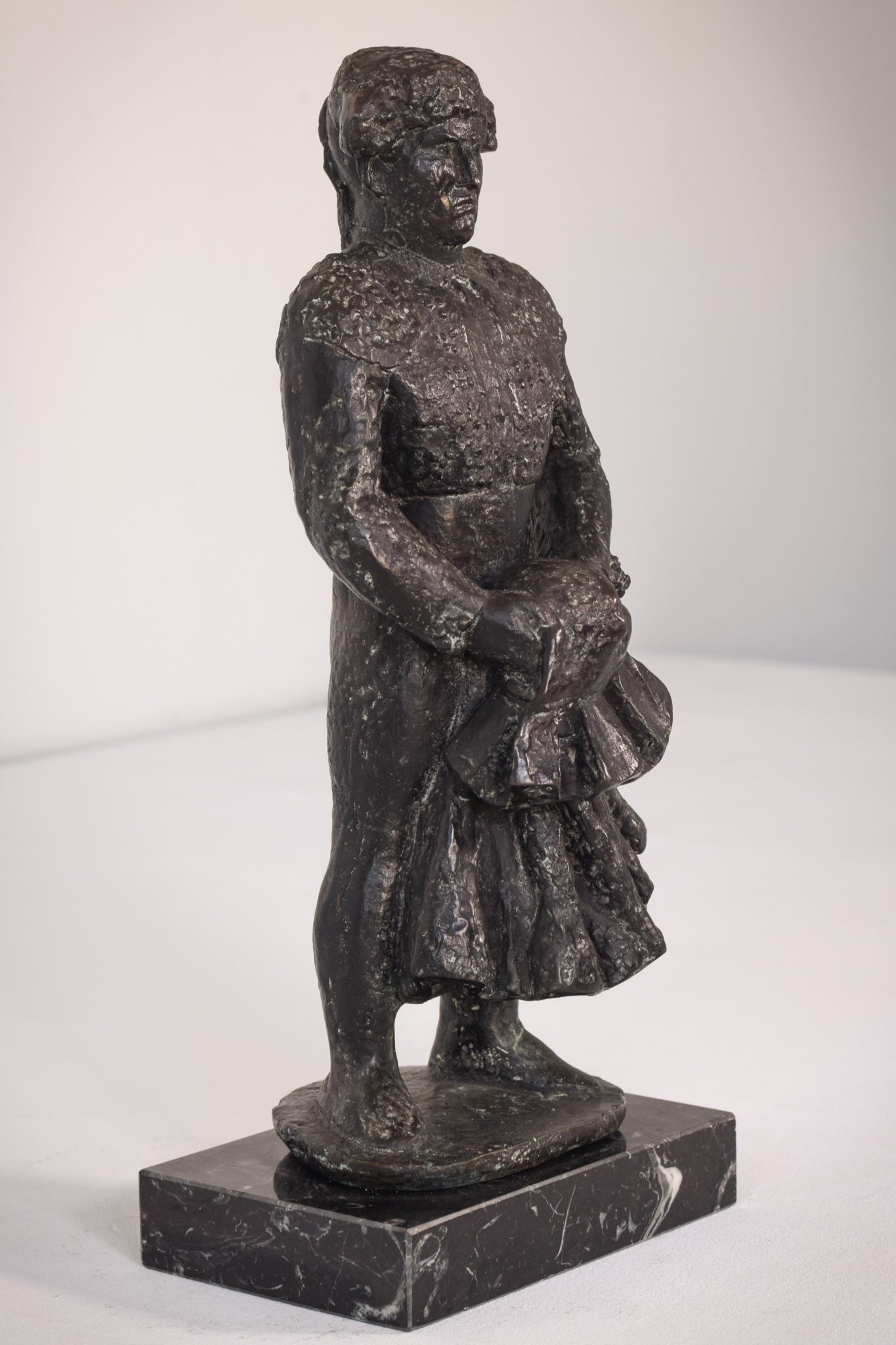 Artwork by Manolo Hugué, Bronze Bull Fighter, Made of Bronze 