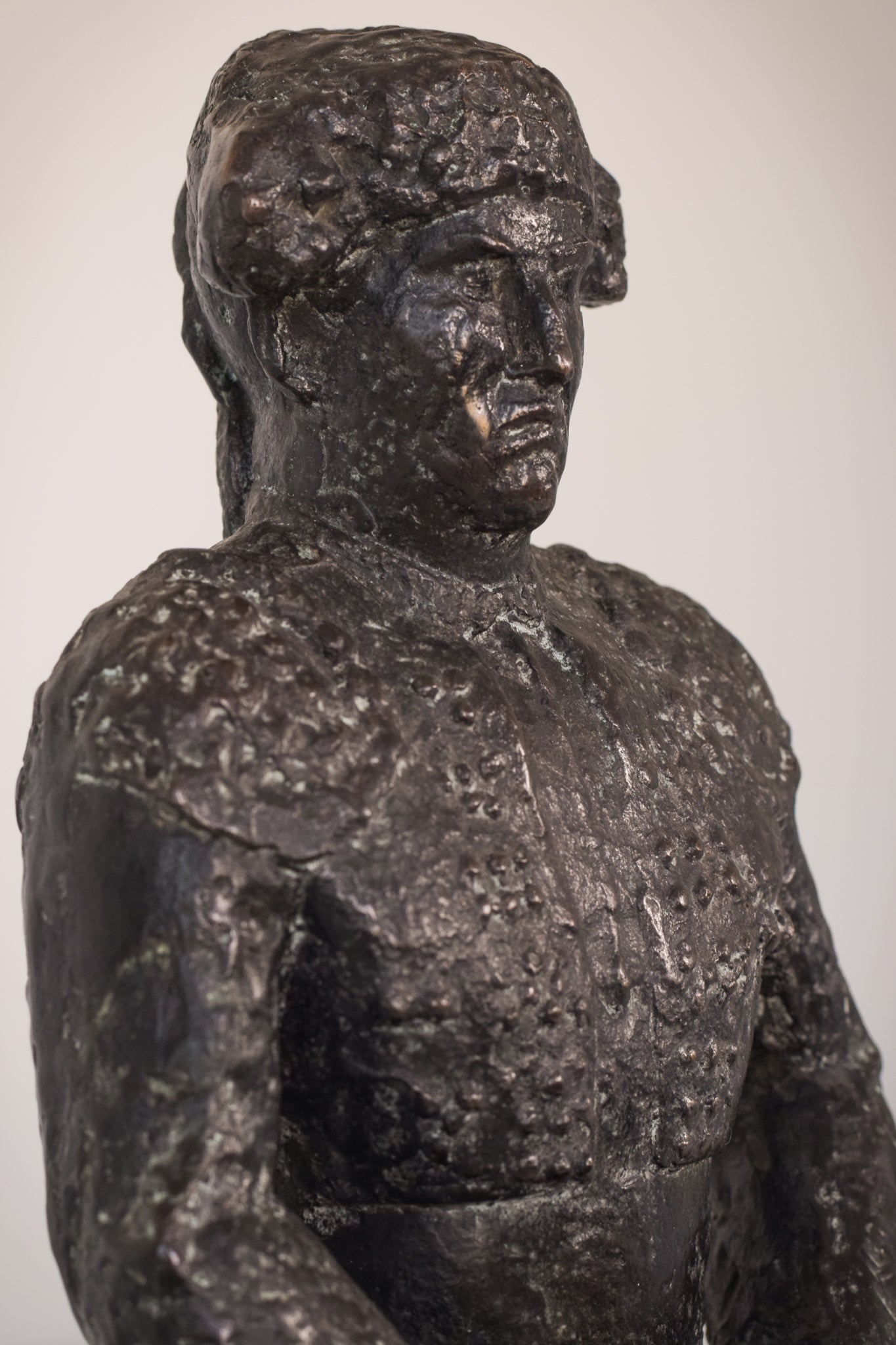 Artwork by Manolo Hugué, Bronze Bull Fighter, Made of Bronze 