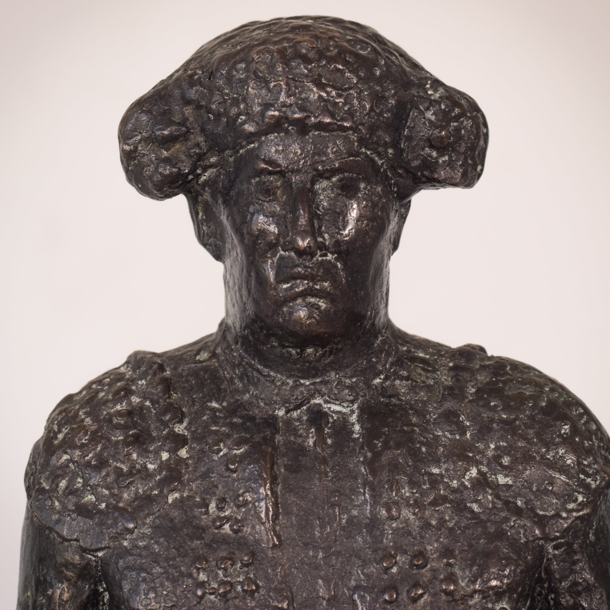 Artwork by Manolo Hugué, Bronze Bull Fighter, Made of Bronze 