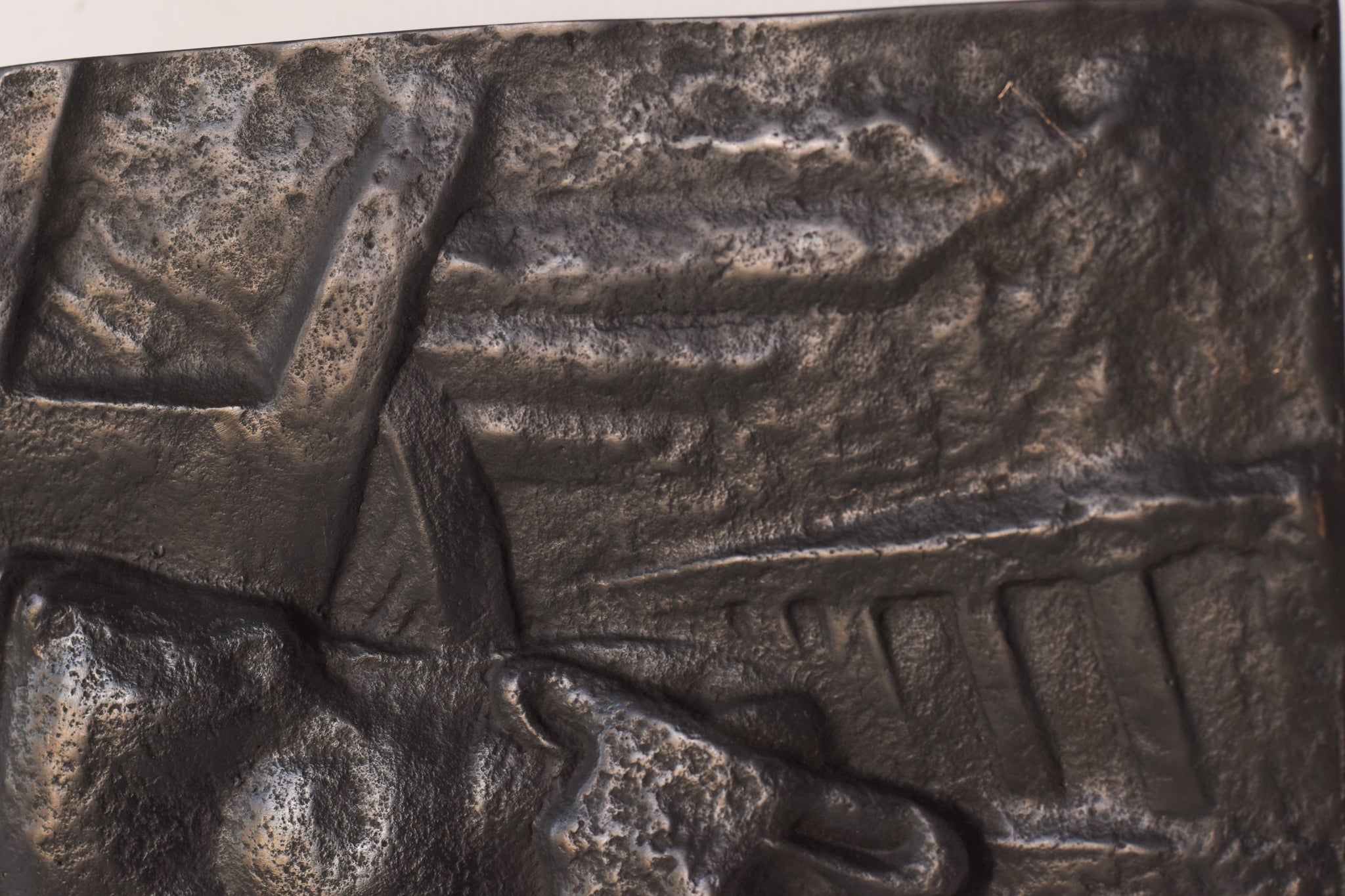 Artwork by Manolo Hugué, Large Bronze Plaque, Made of Bronze 