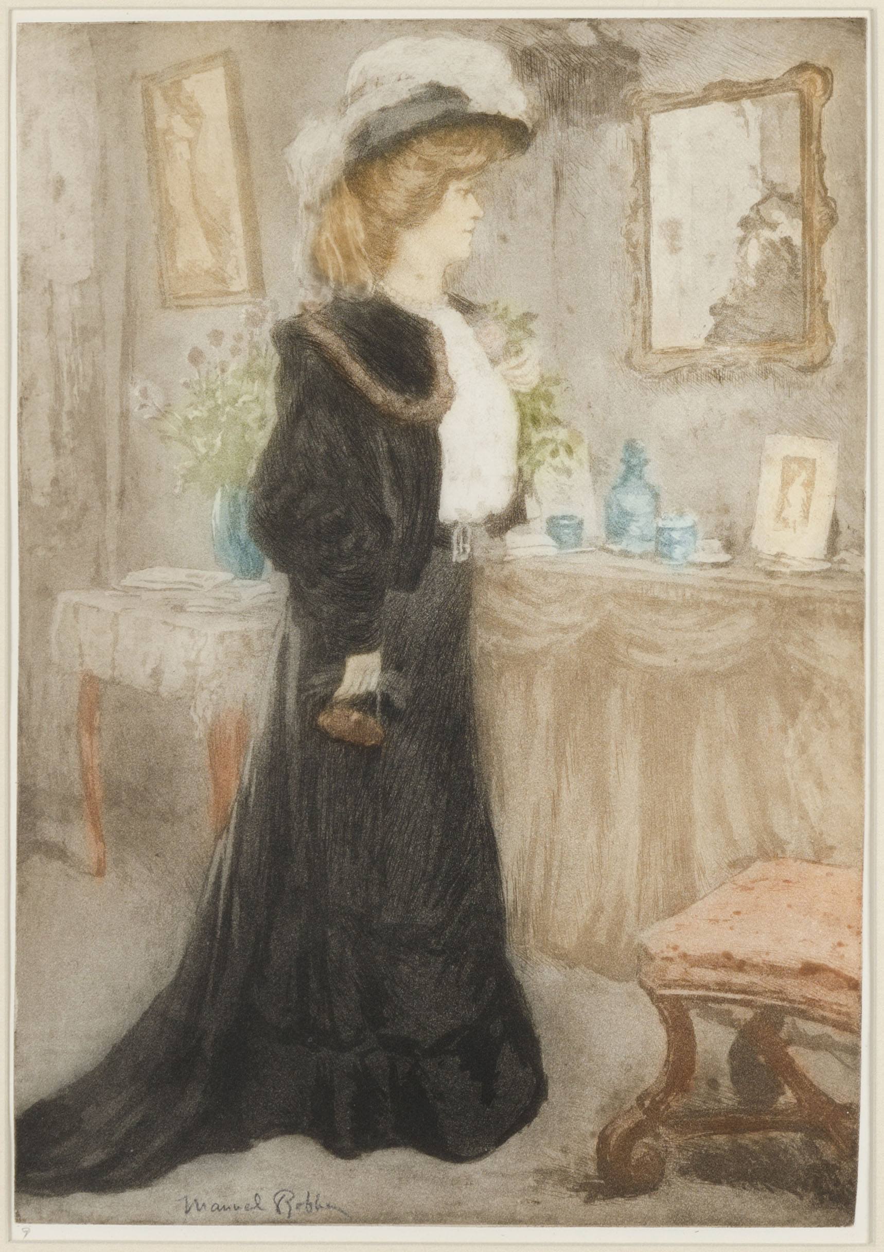 Rose Rouge by Manuel Robbe, 1906