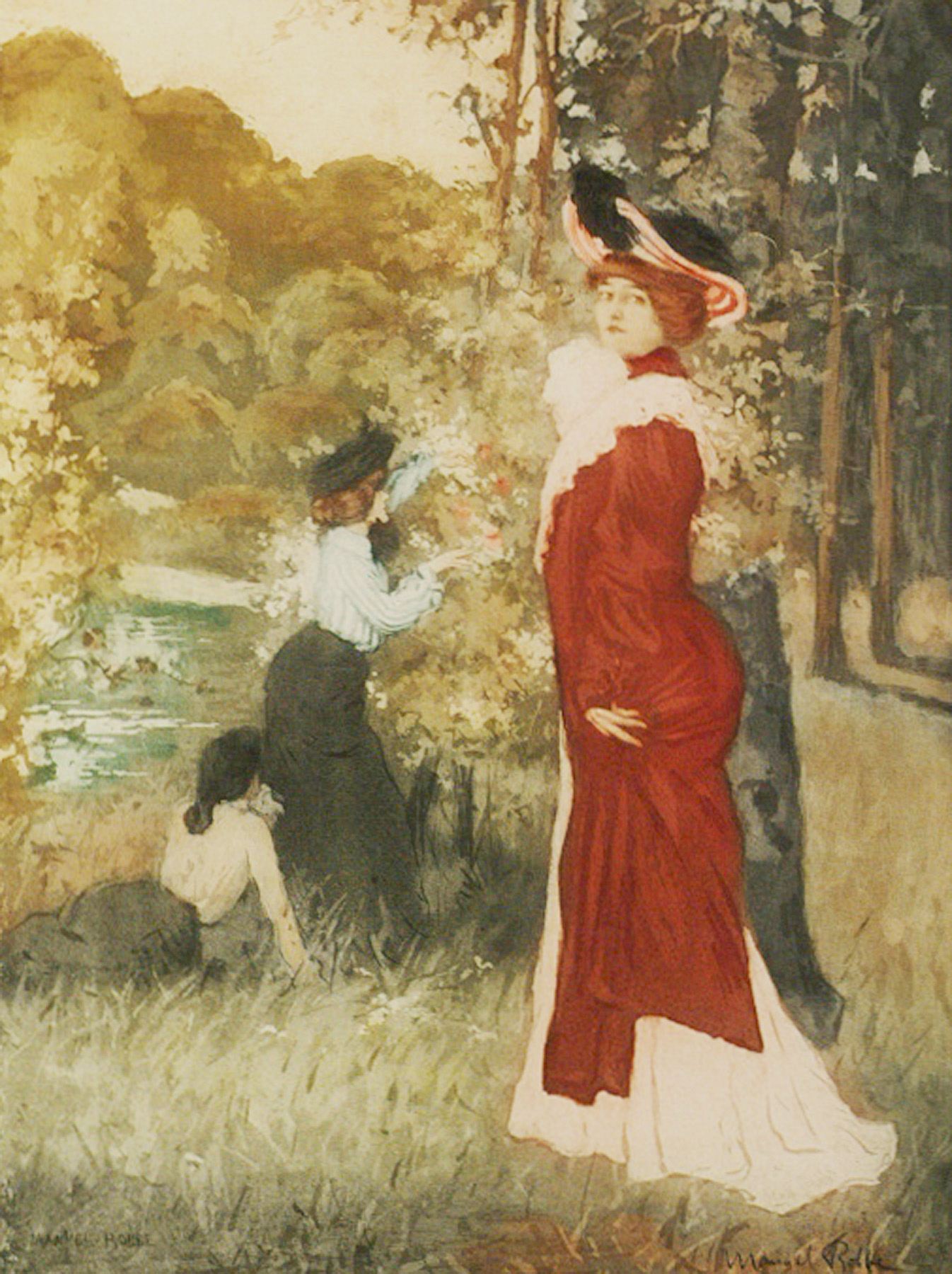 Fleurs D’automne by Manuel Robbe, 1903