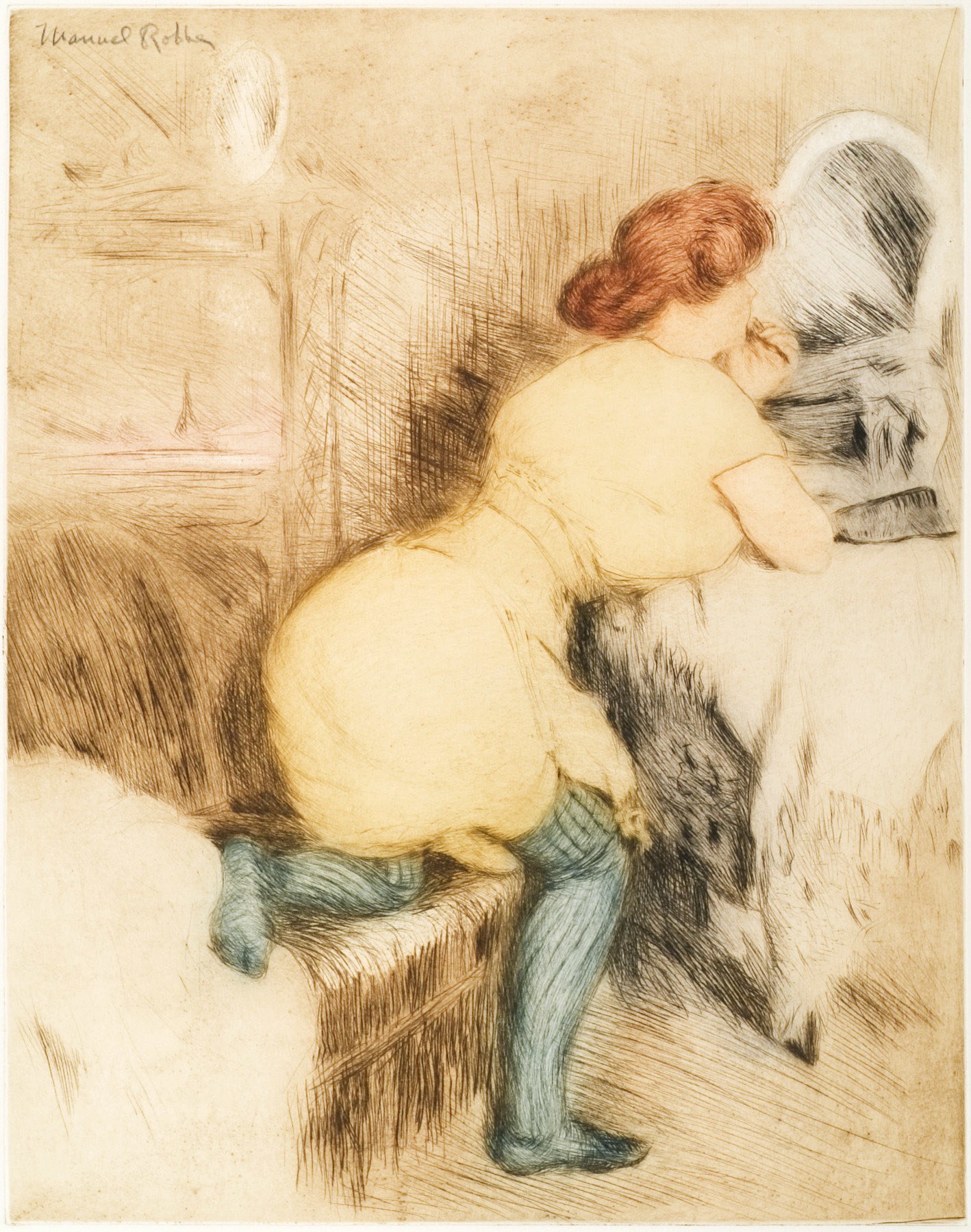 Le Maquillage by Manuel Robbe, 1904