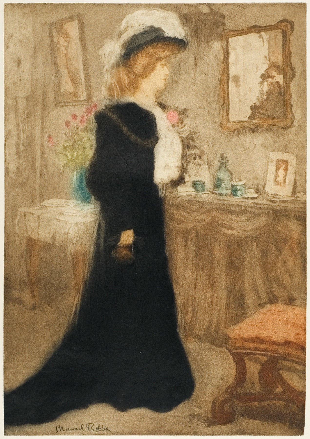 Rose Rouge by Manuel Robbe, 1906