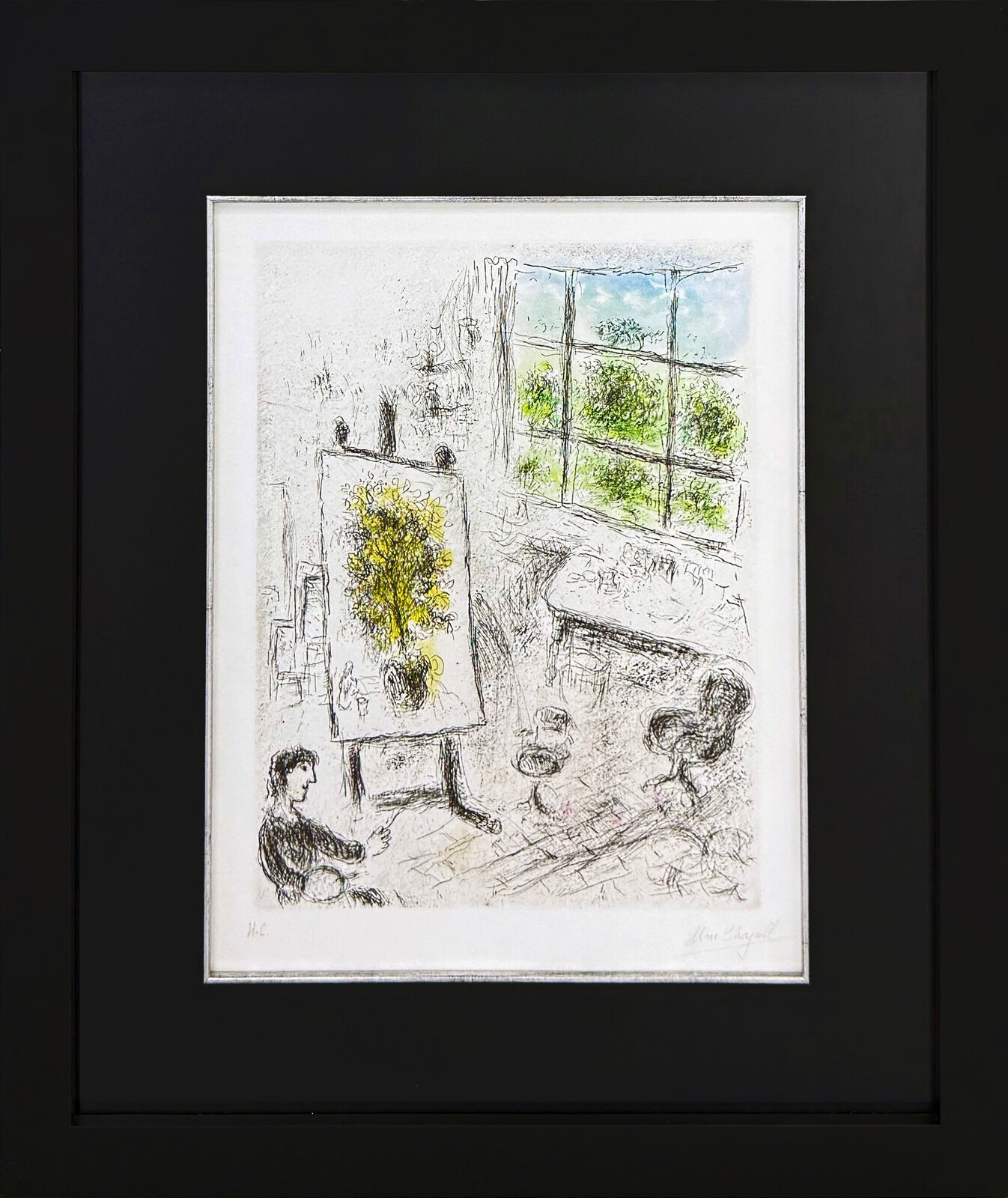 FROM CELUI QUI DIT LES CHOSES SANS RIEN DIRE by Marc Chagall, 1975-1976