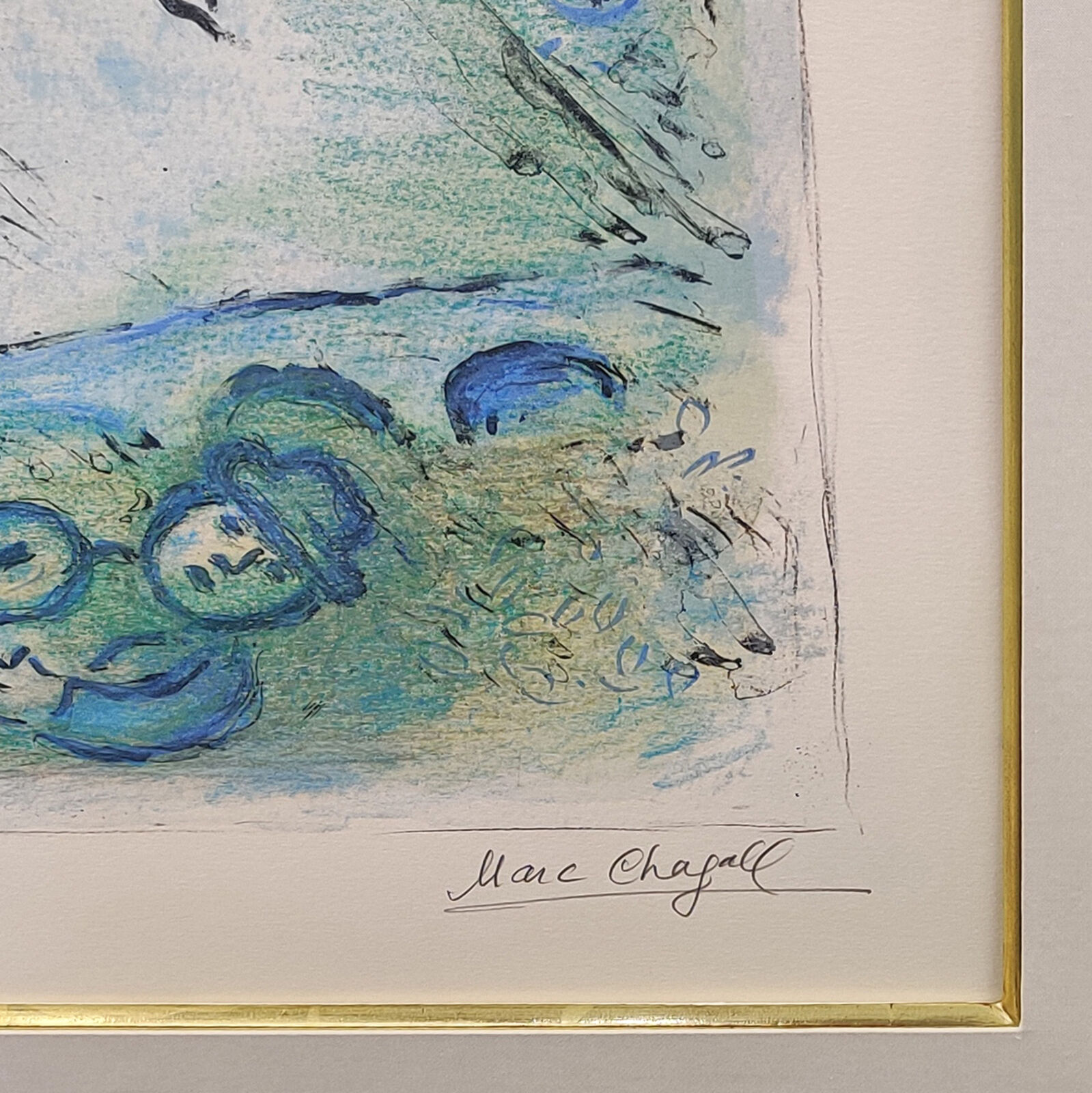 Artwork by Marc Chagall, LA JOI, Made of Lithograph 