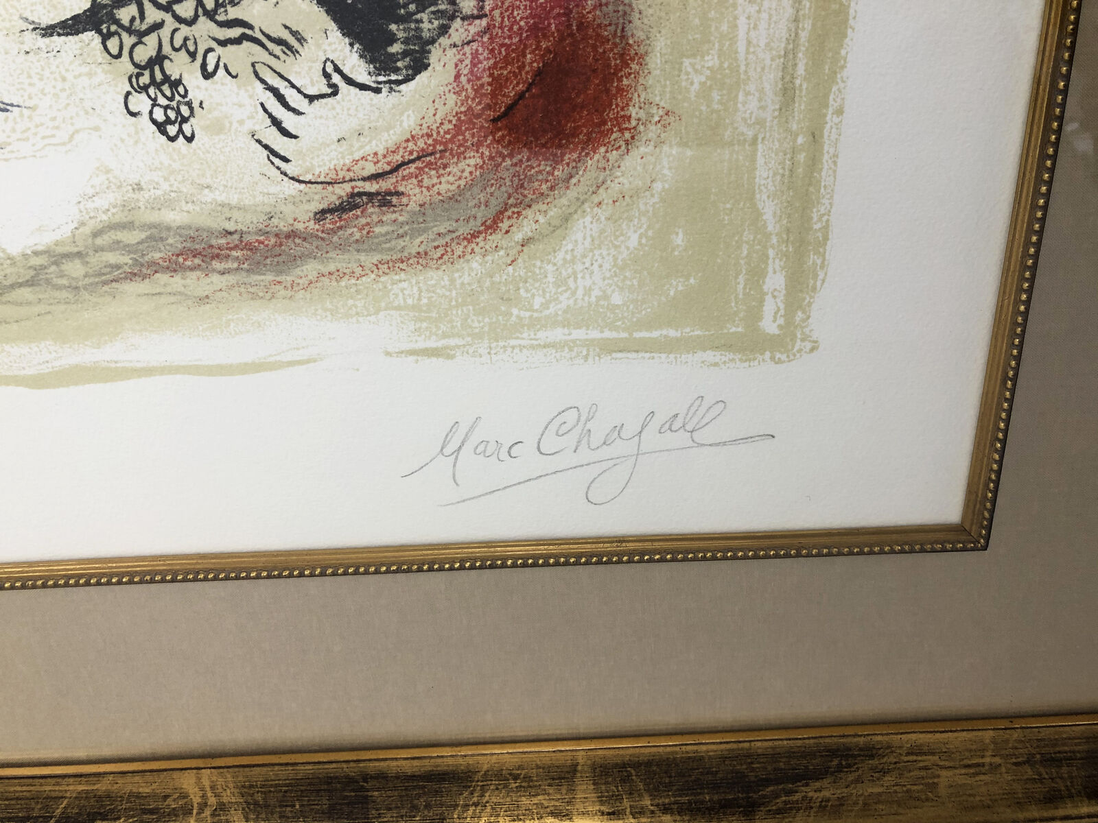 Artwork by Marc Chagall, LE REPOS (MOURLOT 555), Made of Lithograph 