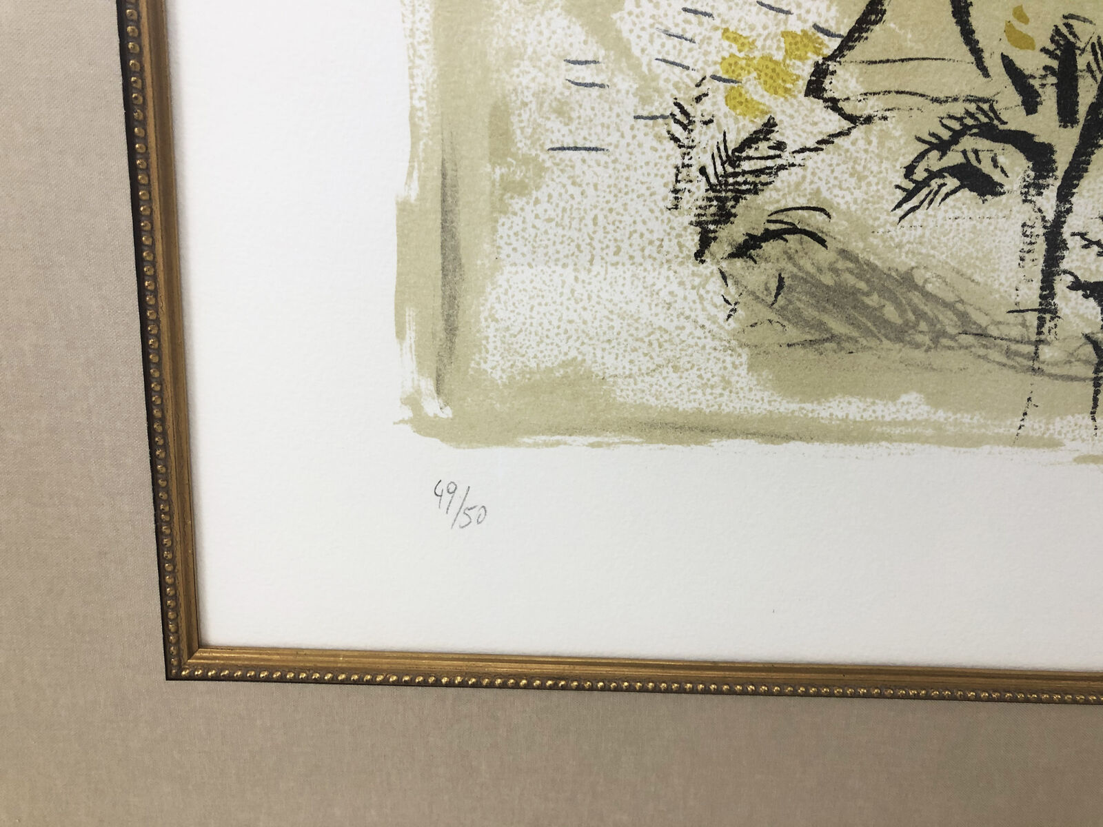 Artwork by Marc Chagall, LE REPOS (MOURLOT 555), Made of Lithograph 