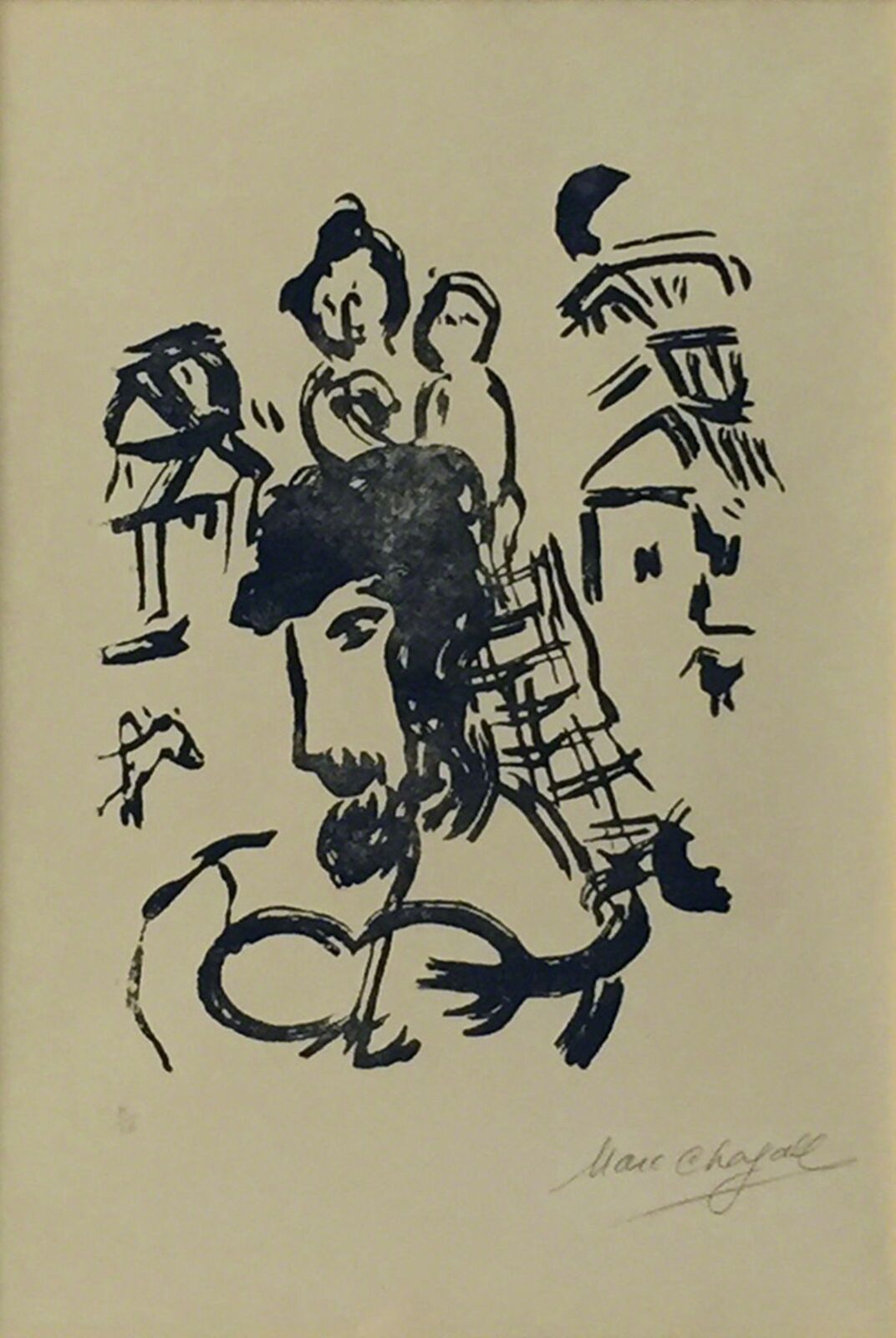 POEMES: GRAVURES V by Marc Chagall, 1968