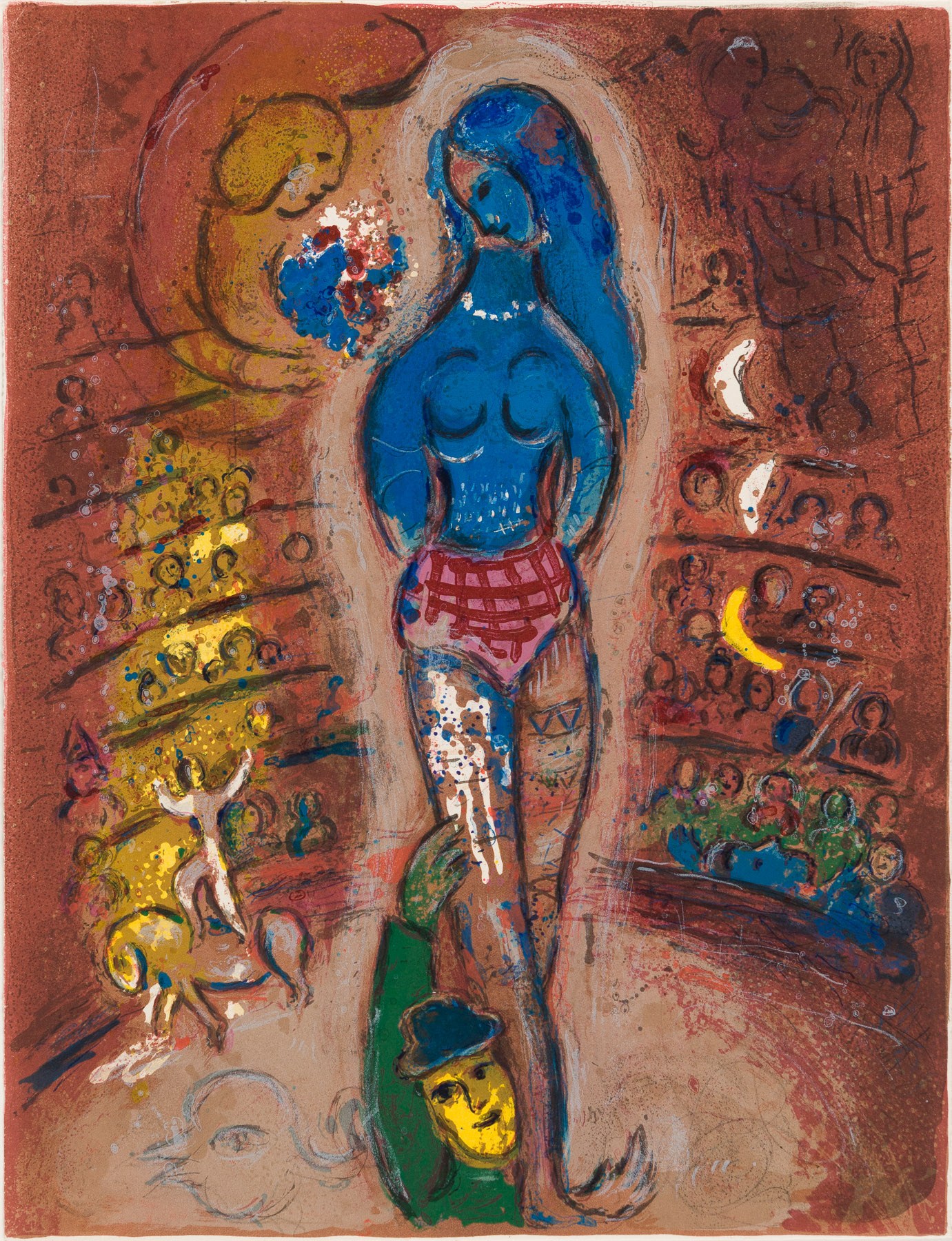 Untitled From The Circus by Marc Chagall, 1967