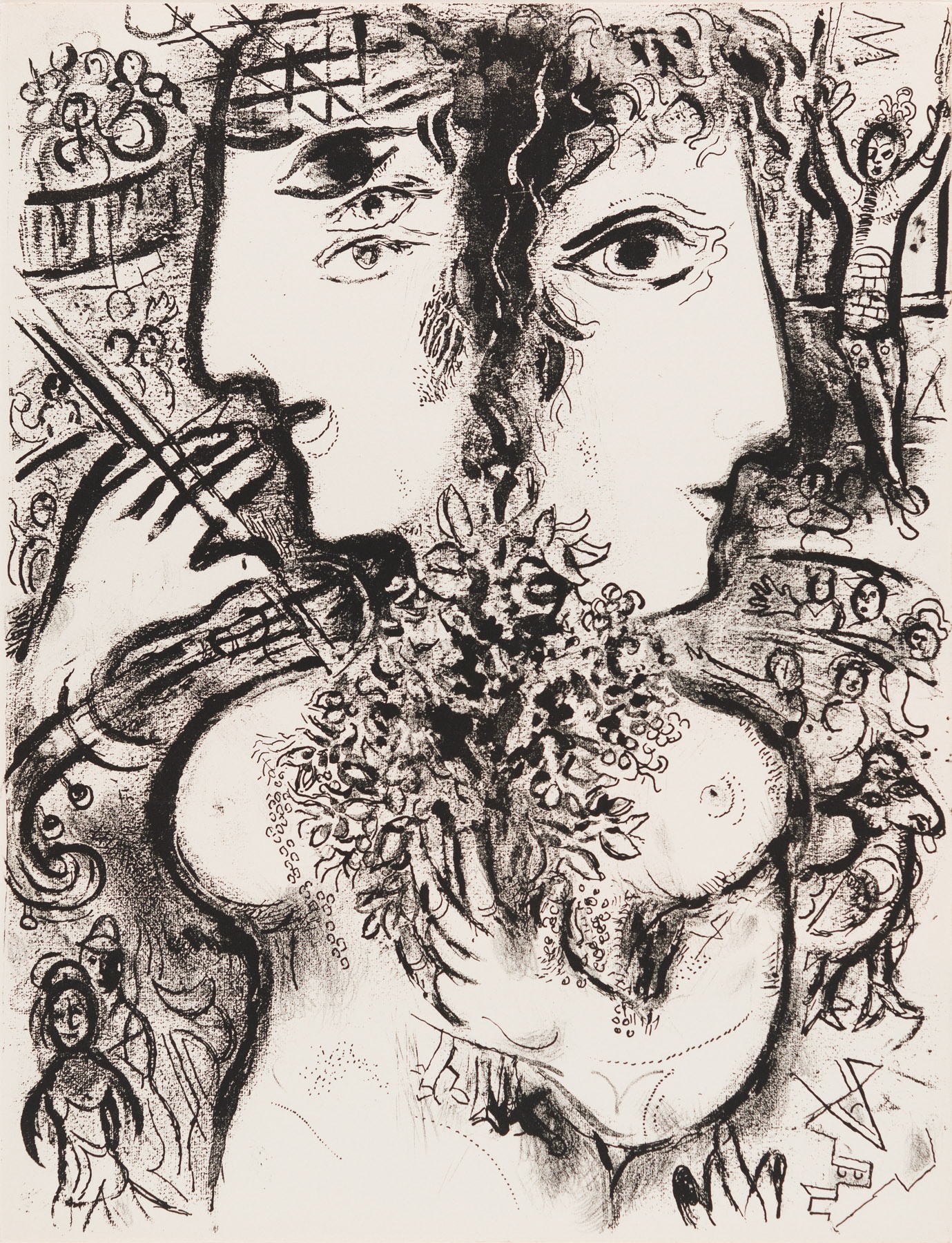 Untitled From The Circus by Marc Chagall, 1967