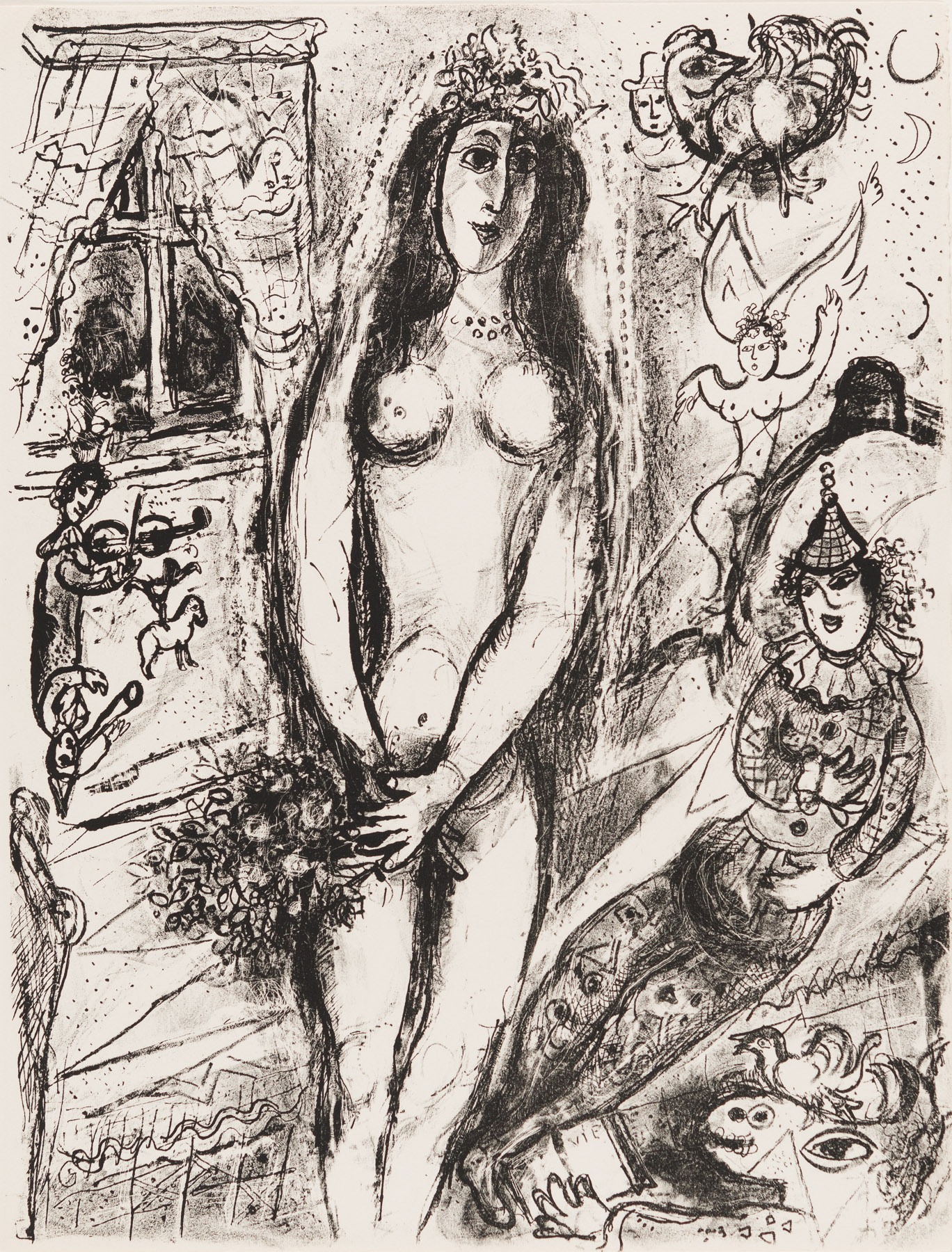 Untitled From The Circus by Marc Chagall, 1967