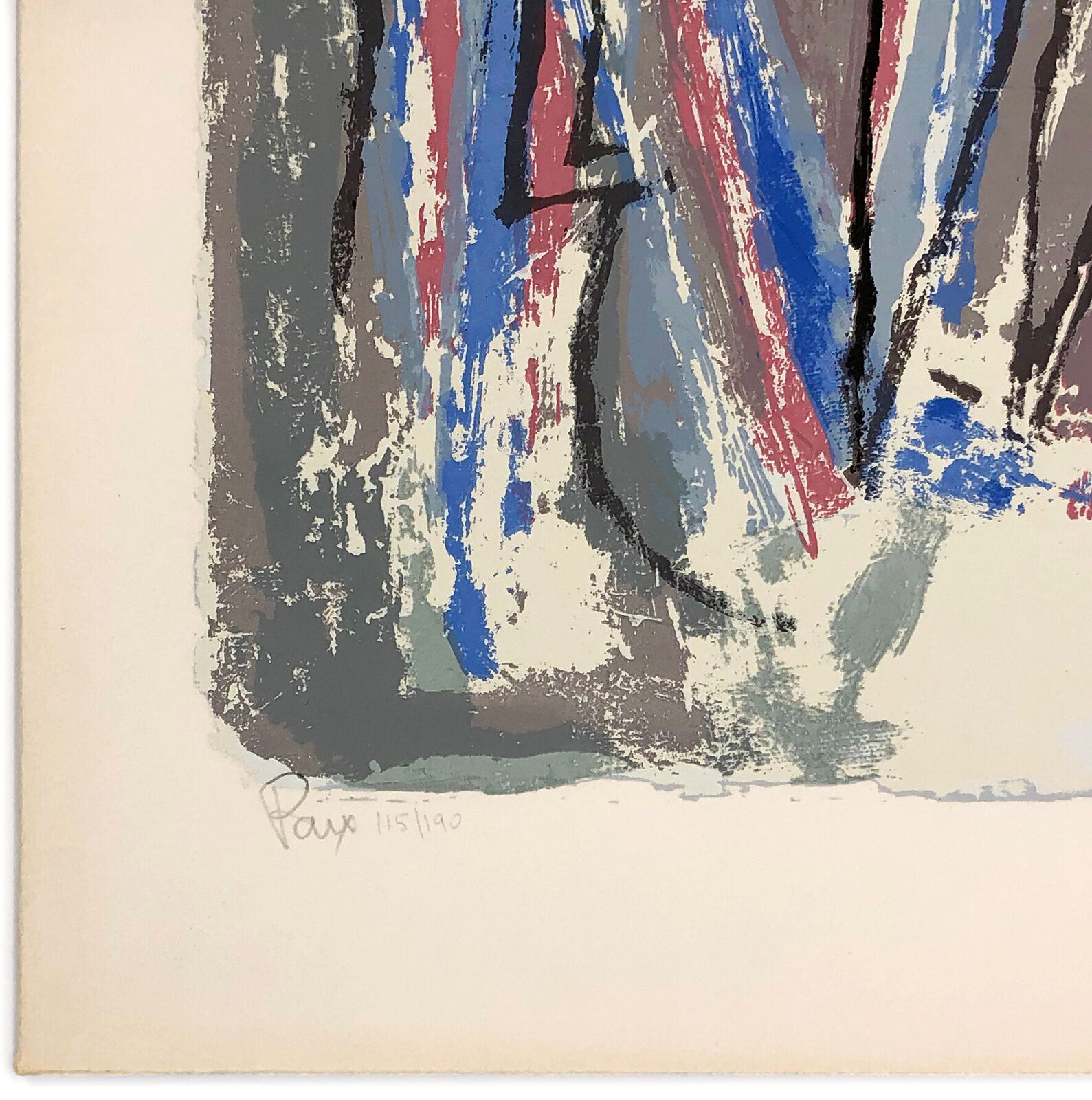 Artwork by Marc Chagall, Paix (from Ten Painters on War and Peace), hand signed lithograph, Made of Lithograph 