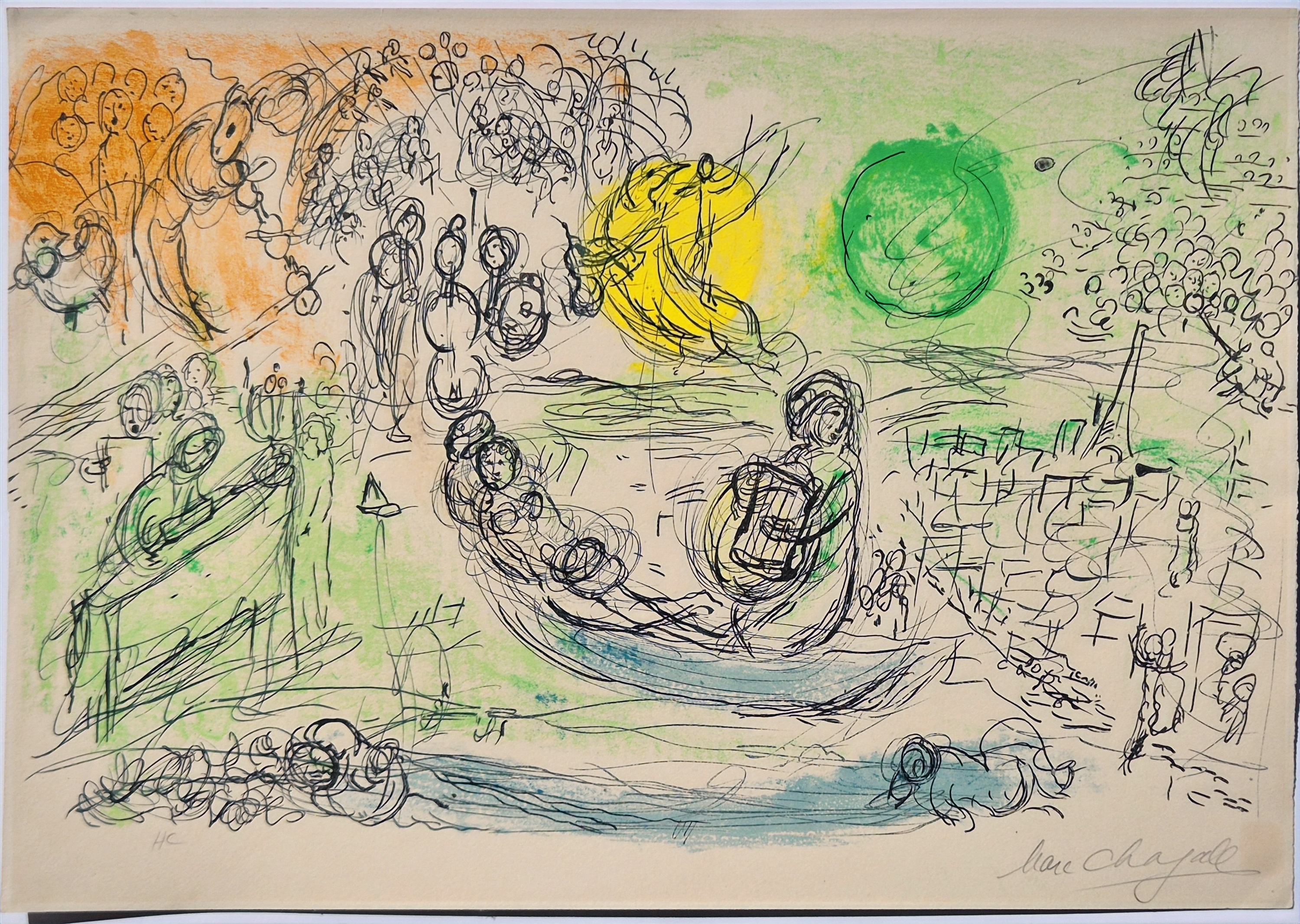 The Concert by Marc Chagall, 1957