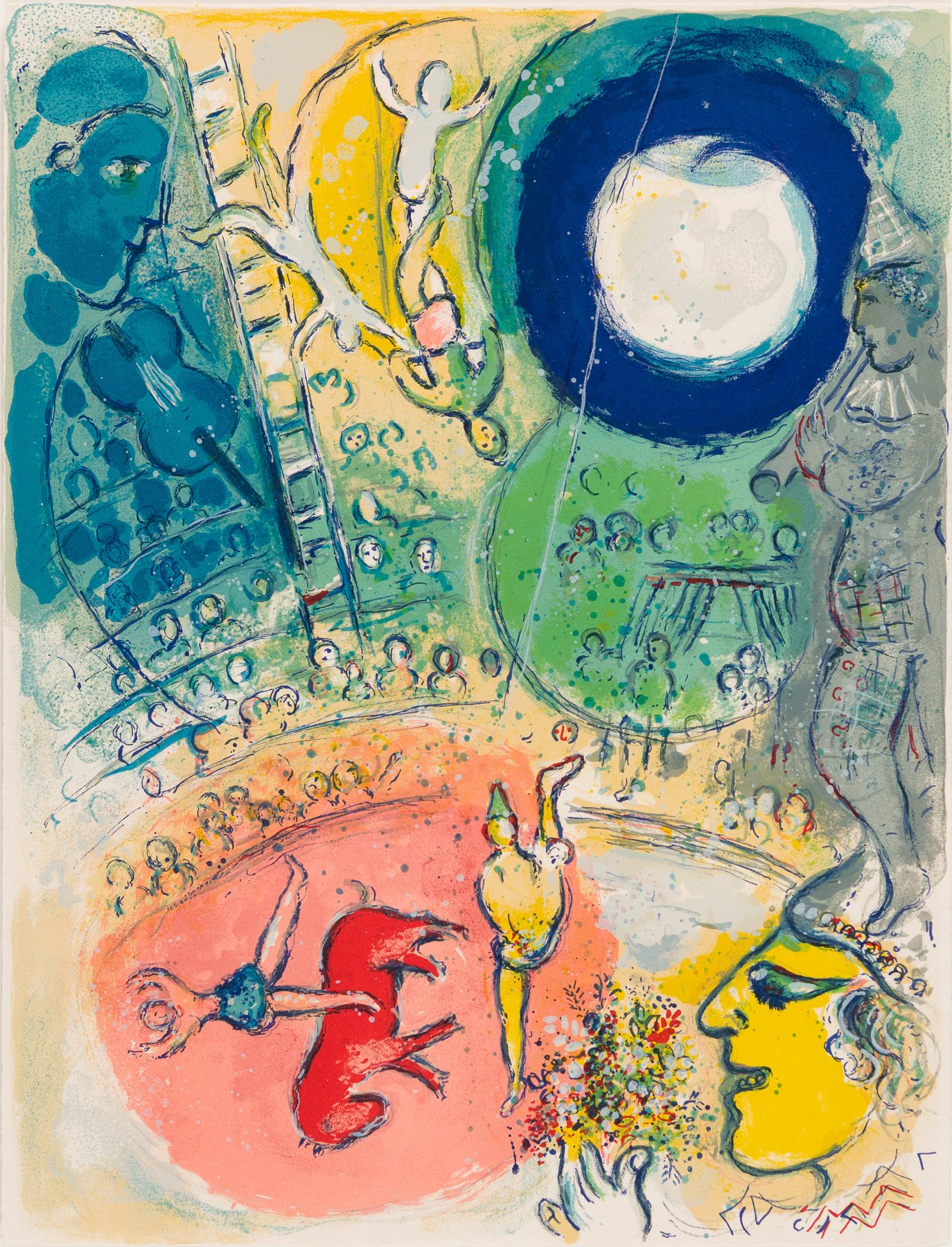 Untitled From The Circus by Marc Chagall, 1967