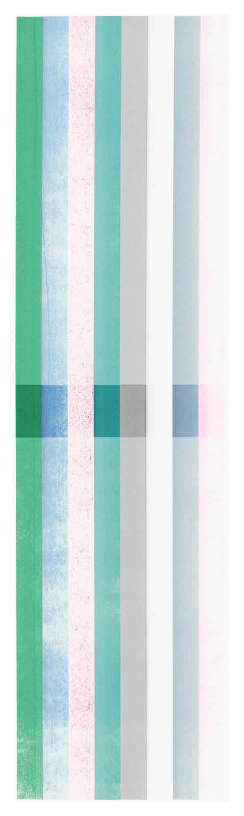 Artwork by Marcel Schwittlick , Green, Made of Plotter drawing, Ink on paper 