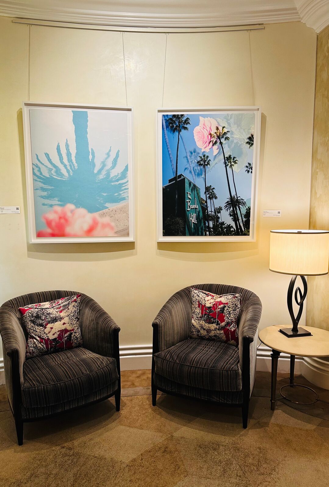Artwork by Marco Walker, Pink Palm, Made of Archival Giclee 