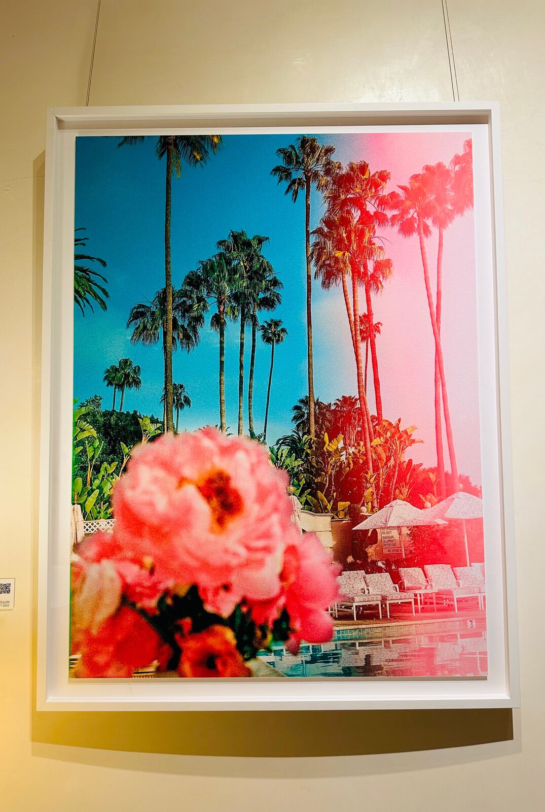 Artwork by Marco Walker, Poolside Pink, Made of Archival Giclee 