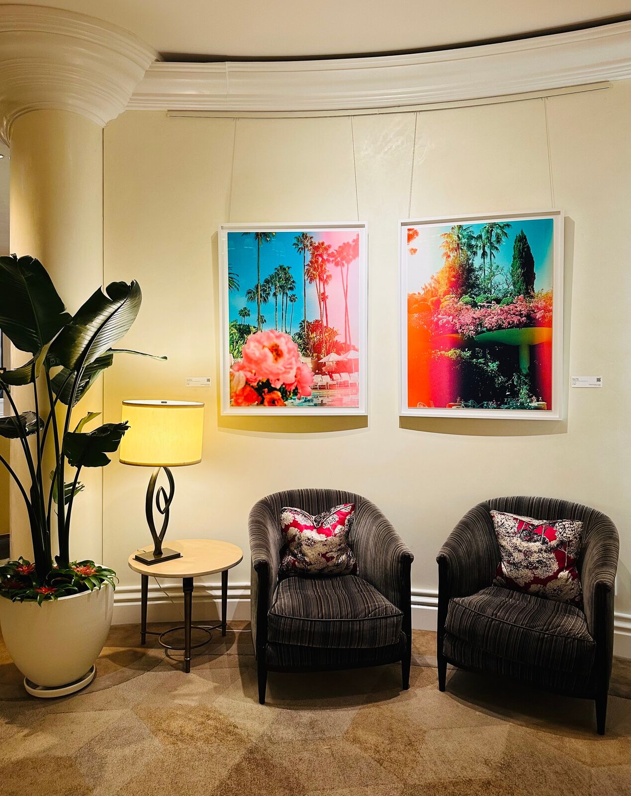 Artwork by Marco Walker, Poolside Pink, Made of Archival Giclee 