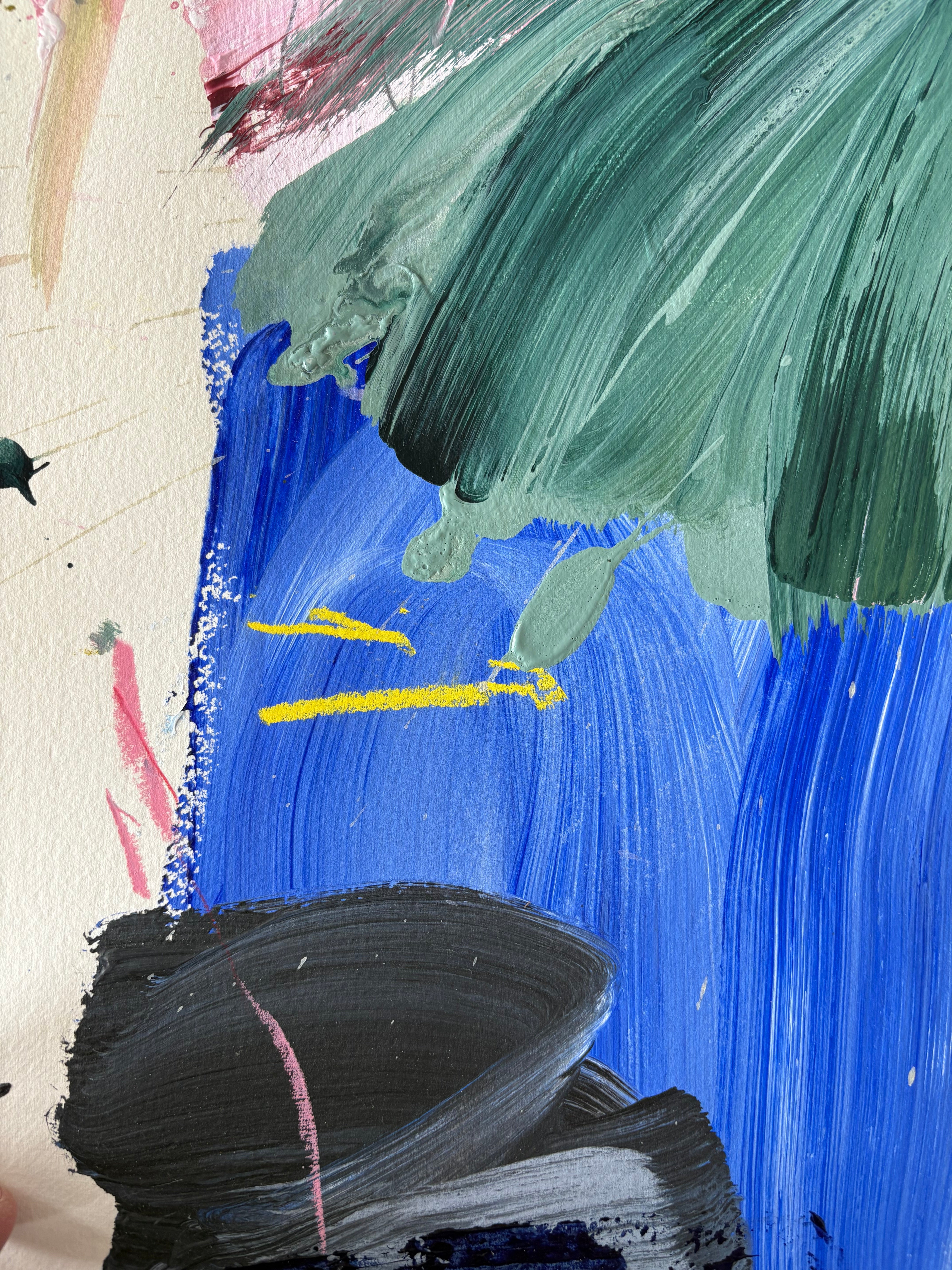 Artwork by Marcus Aitken, Alter02, Made of Acrylic and pencil on paper 