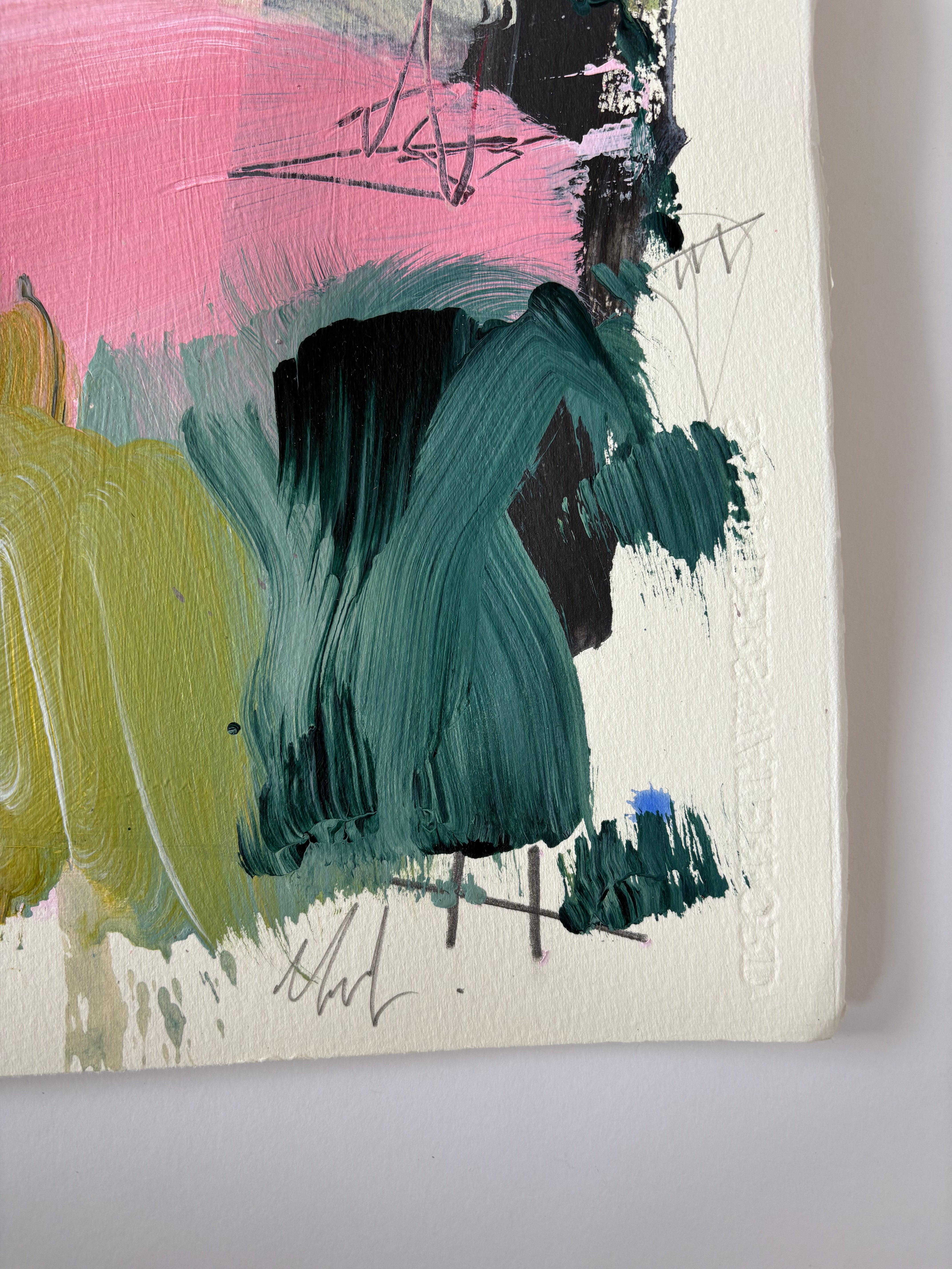 Artwork by Marcus Aitken, Alter02, Made of Acrylic and pencil on paper 