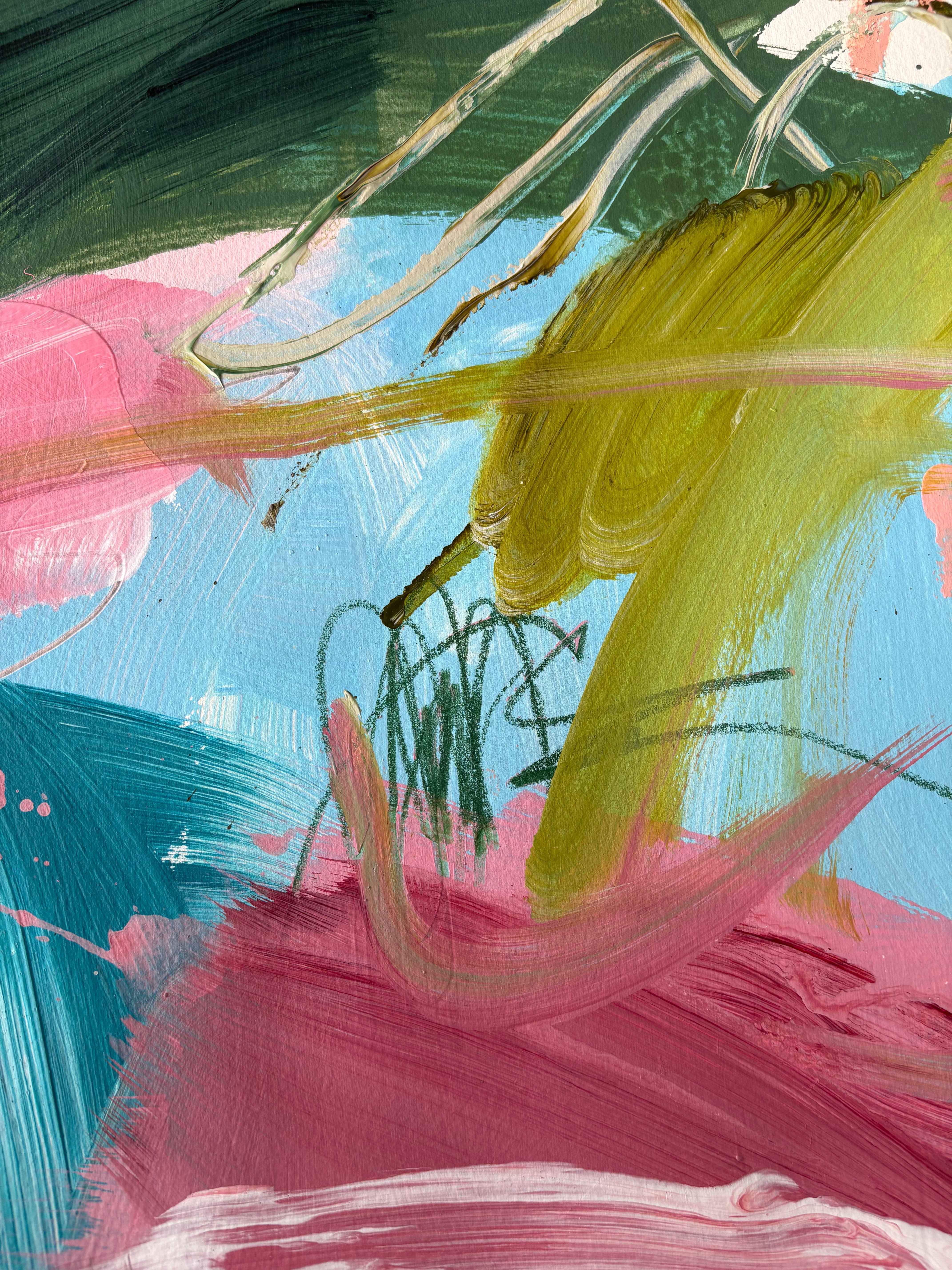 Artwork by Marcus Aitken, Alter04, Made of Acrylic and pencil on paper 