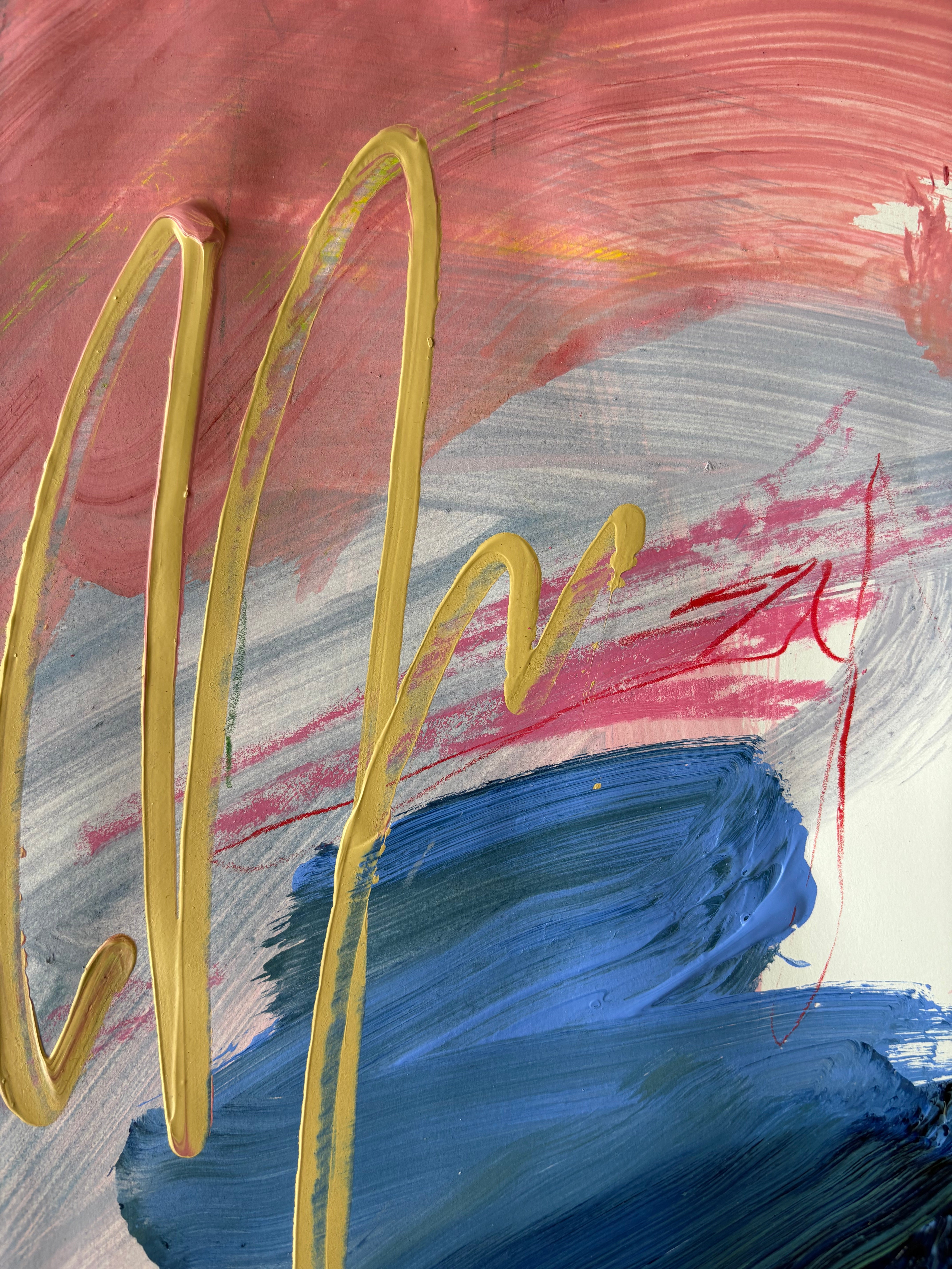 Artwork by Marcus Aitken, Alter05, Made of Acrylic and pencil on paper 