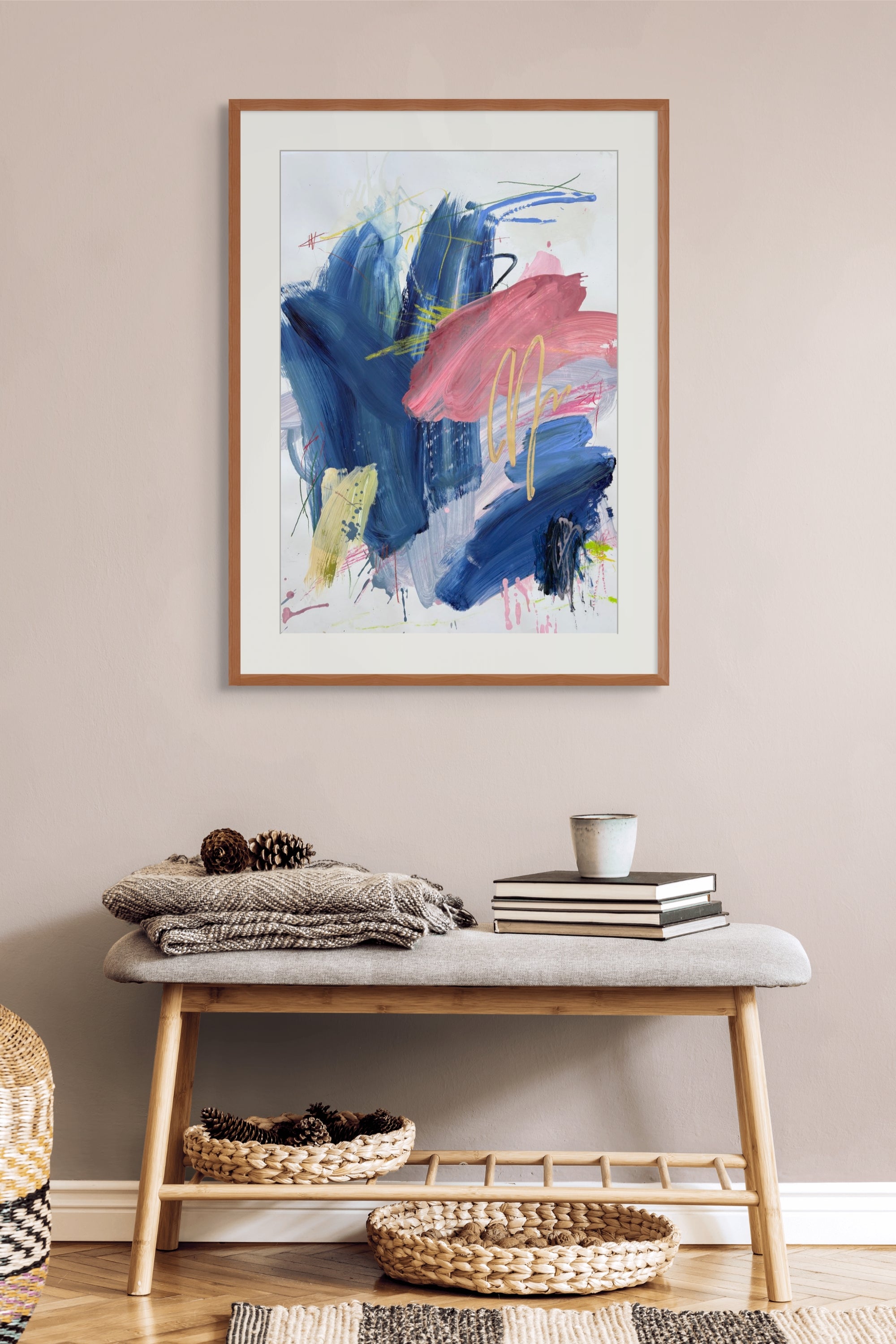 Artwork by Marcus Aitken, Alter05, Made of Acrylic and pencil on paper 