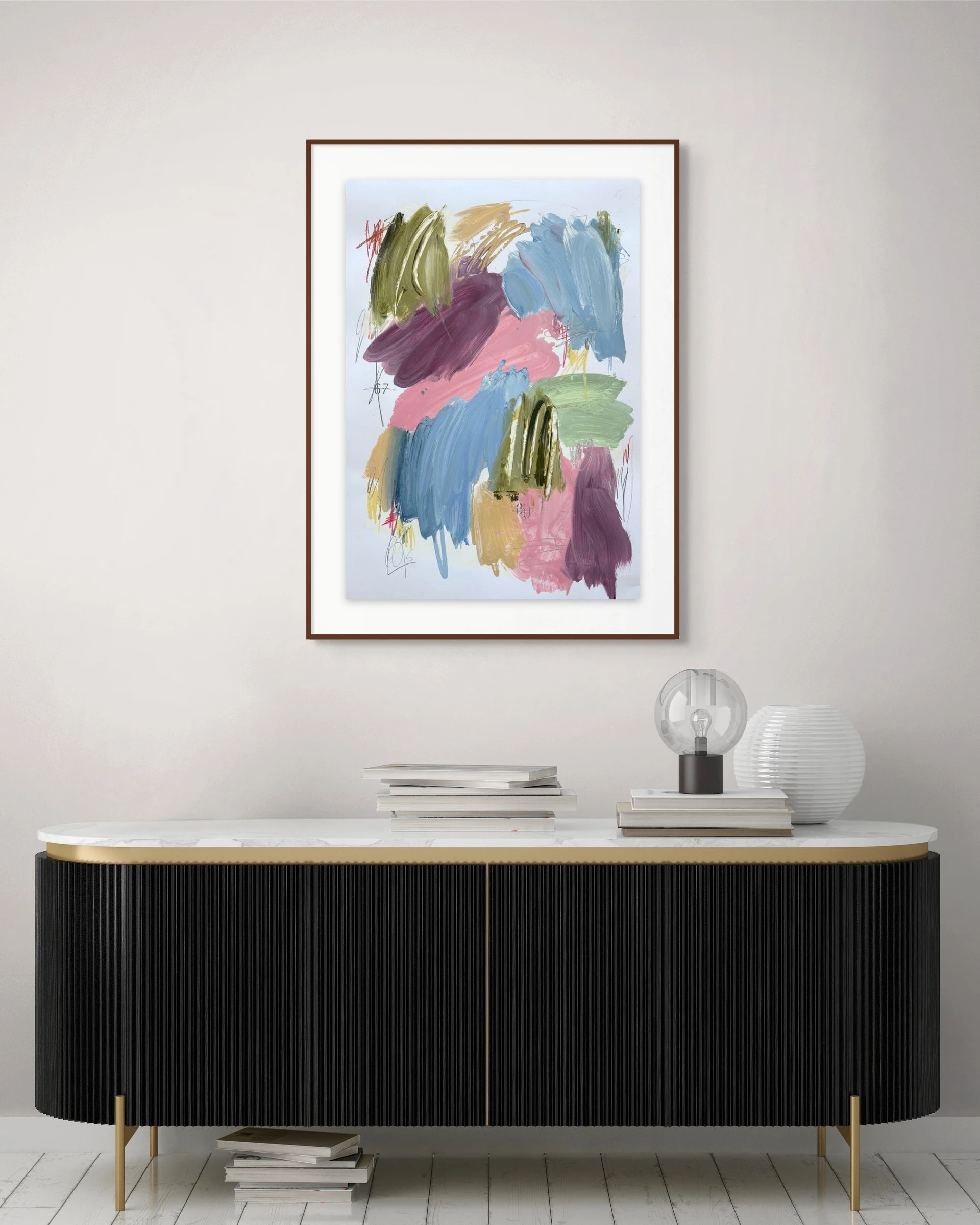 Artwork by Marcus Aitken, Alter06, Made of Acrylic and pencil on paper 