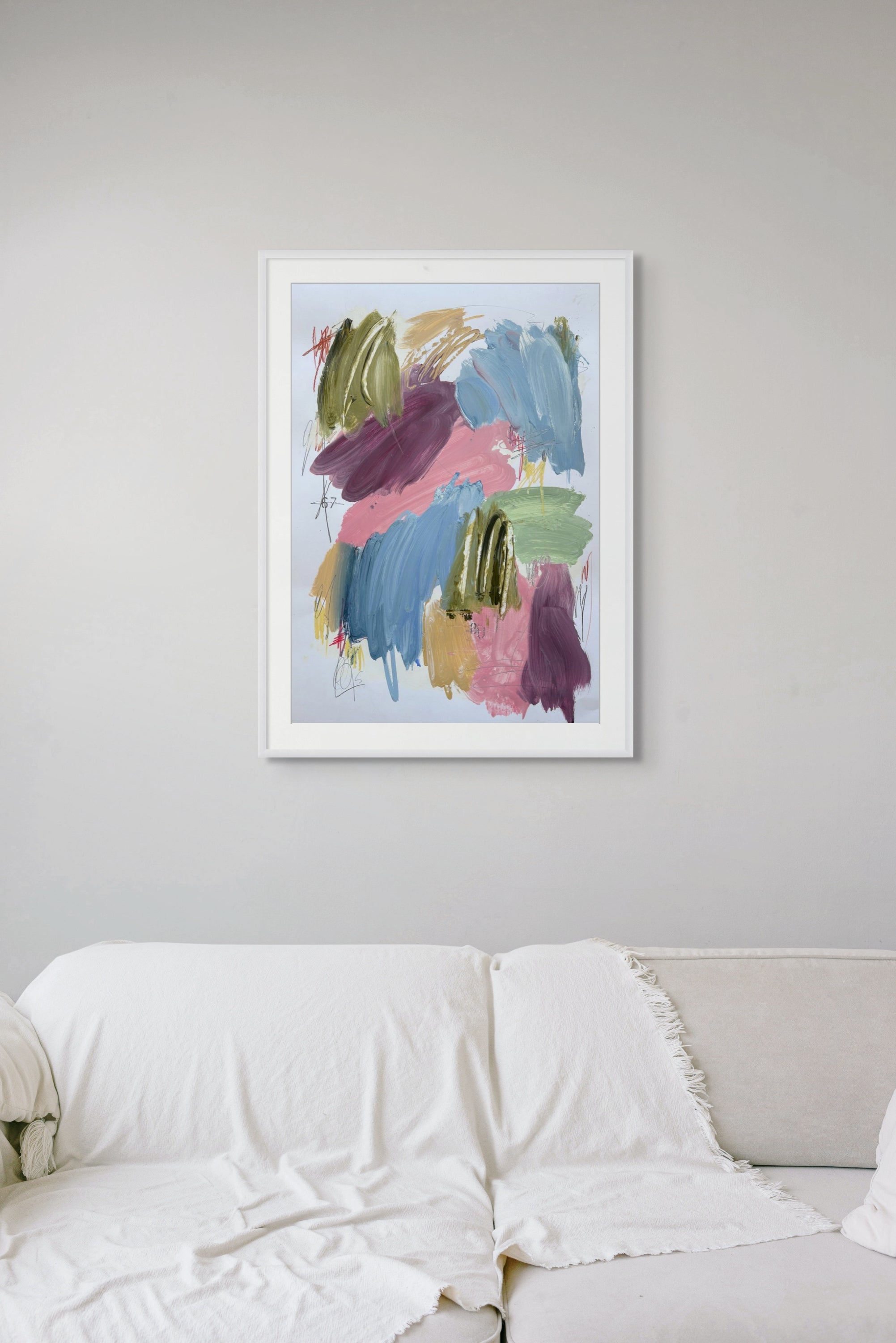 Artwork by Marcus Aitken, Alter06, Made of Acrylic and pencil on paper 