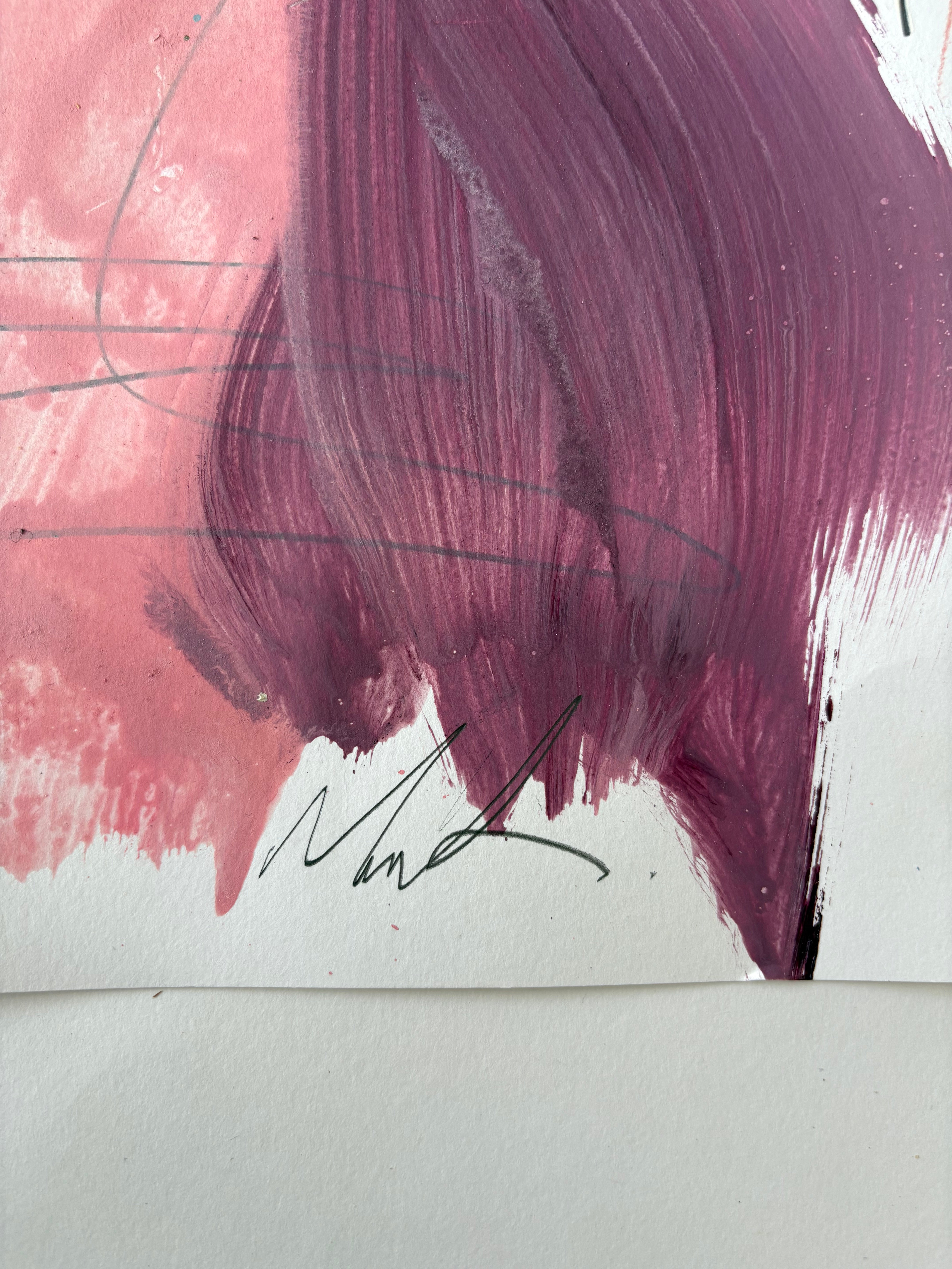 Artwork by Marcus Aitken, Alter06, Made of Acrylic and pencil on paper 